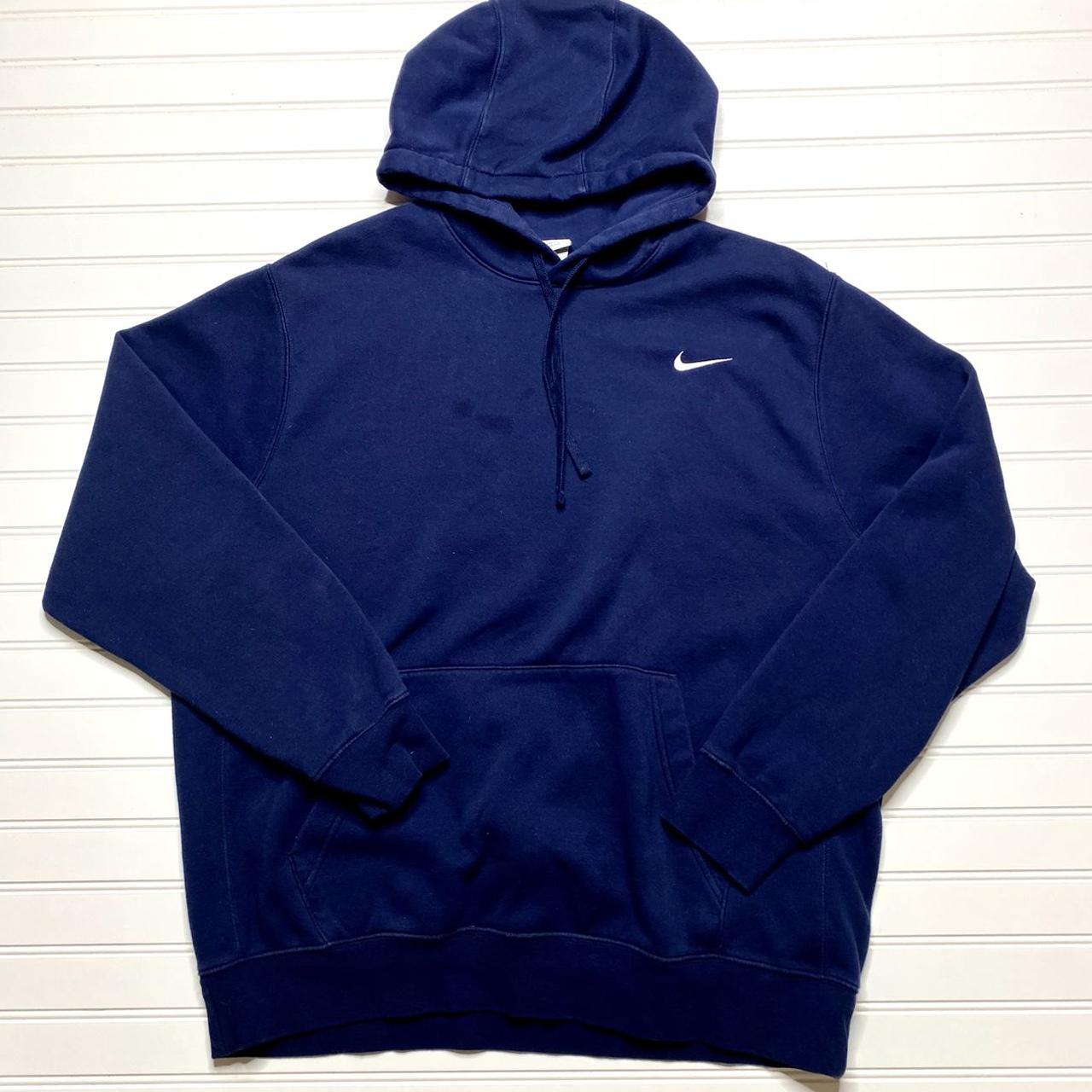 Mens nike hoodie navy Clearance