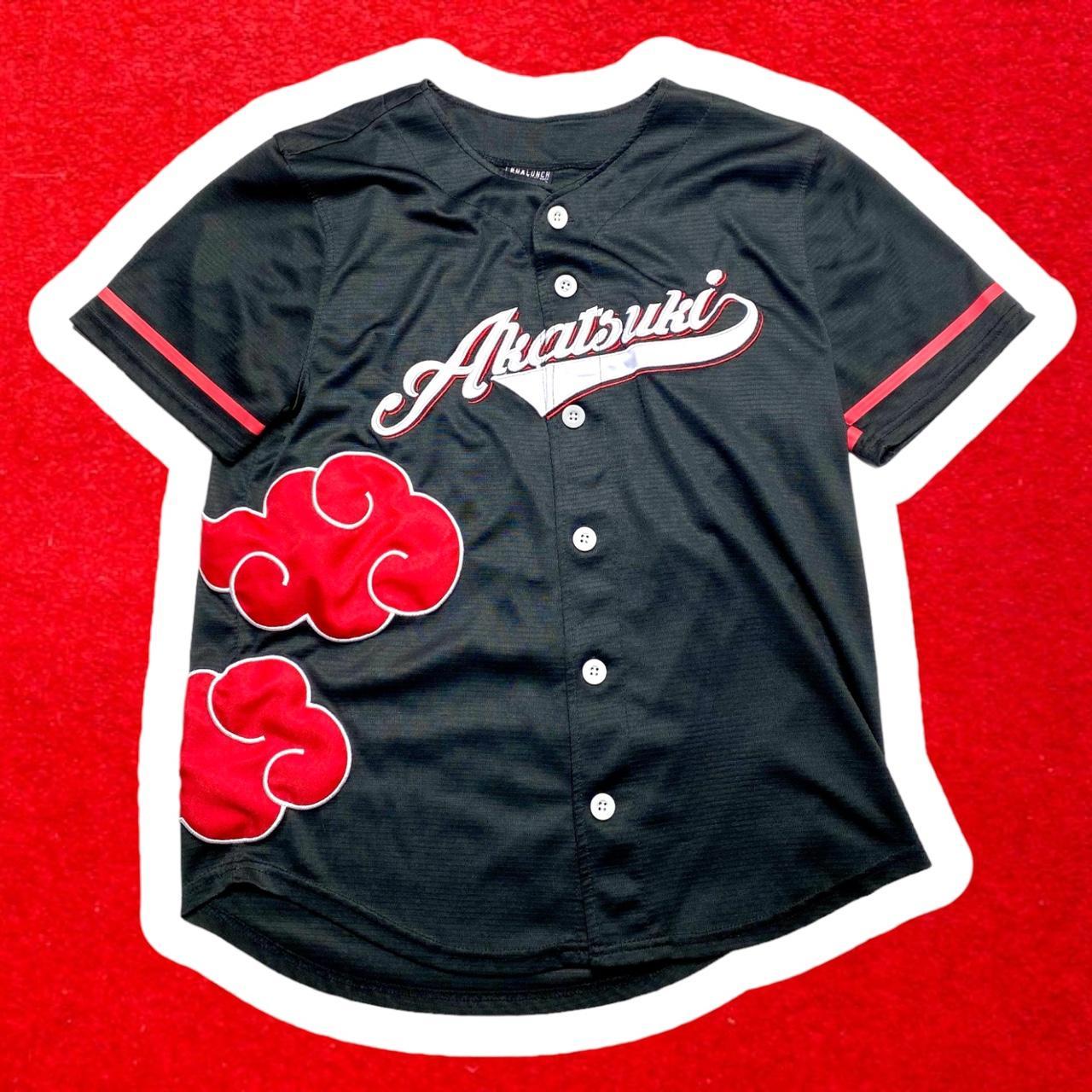 Naruto Shippuden Akatsuki Baseball Jersey BoxLunch... - Depop