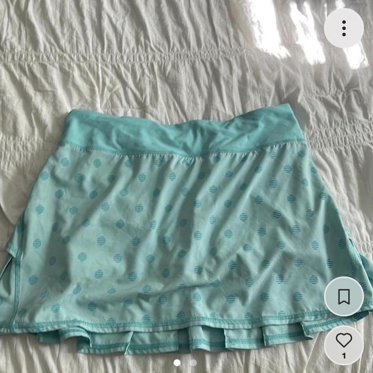 Repop Light blue Polka dot pace setter lululemon - Depop