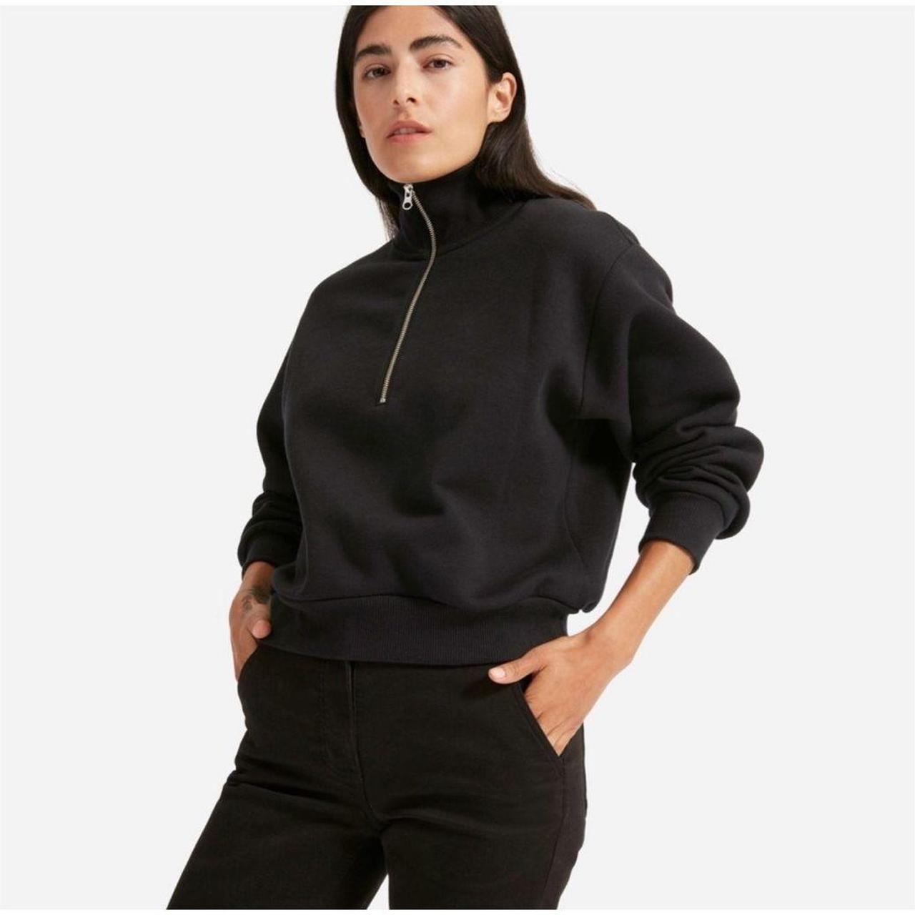 Everlane oversized fleece half on sale zip