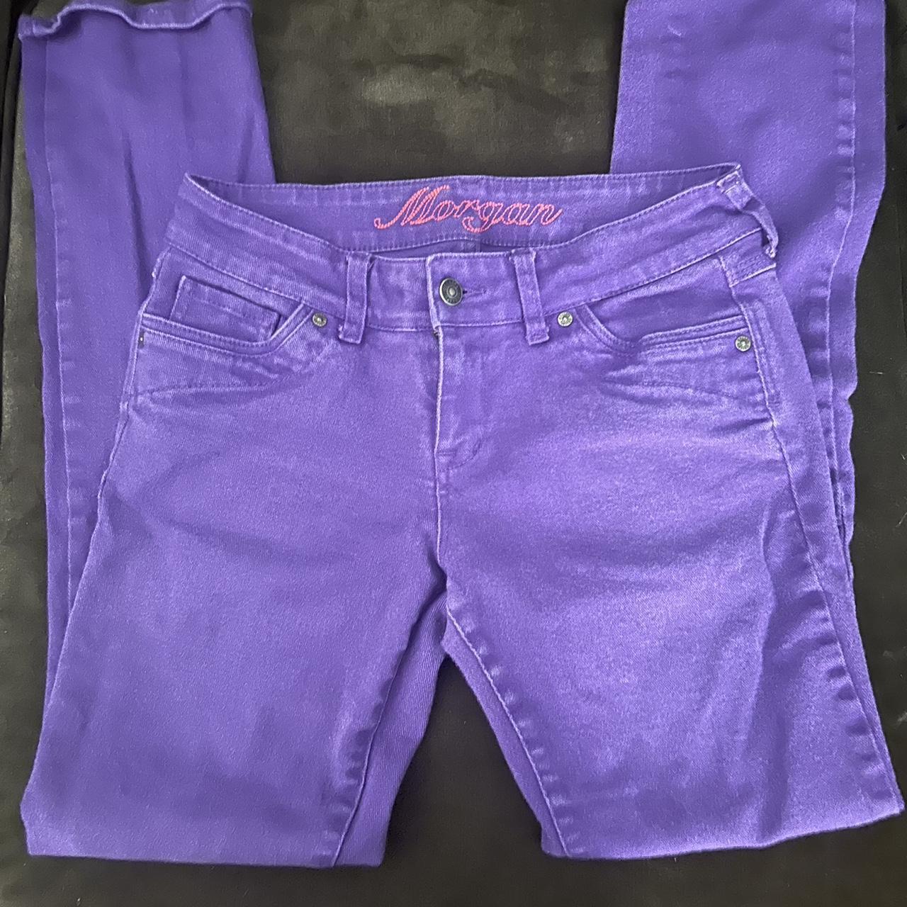 vintage low-ride delia's 7/8R purple jeans 🎆🎆 •brand... - Depop