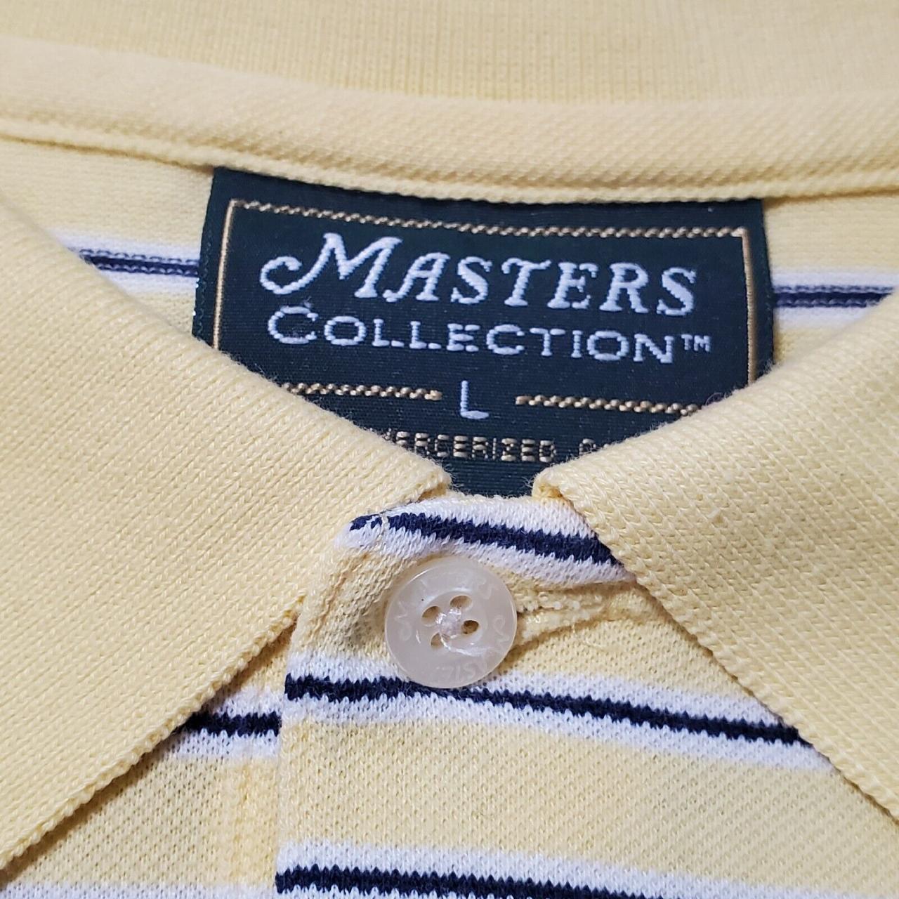 Men's Yellow and Navy Polo-shirts | Depop