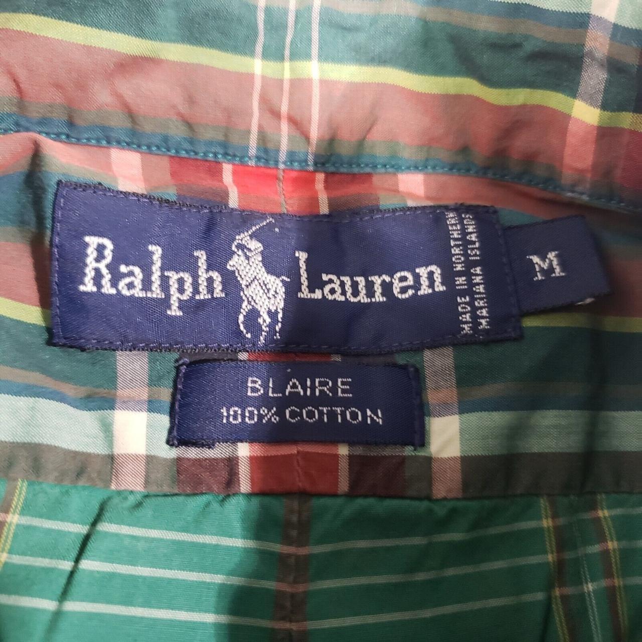 Ralph Lauren Blaire 100% Cotton Long Sleeve Green... - Depop