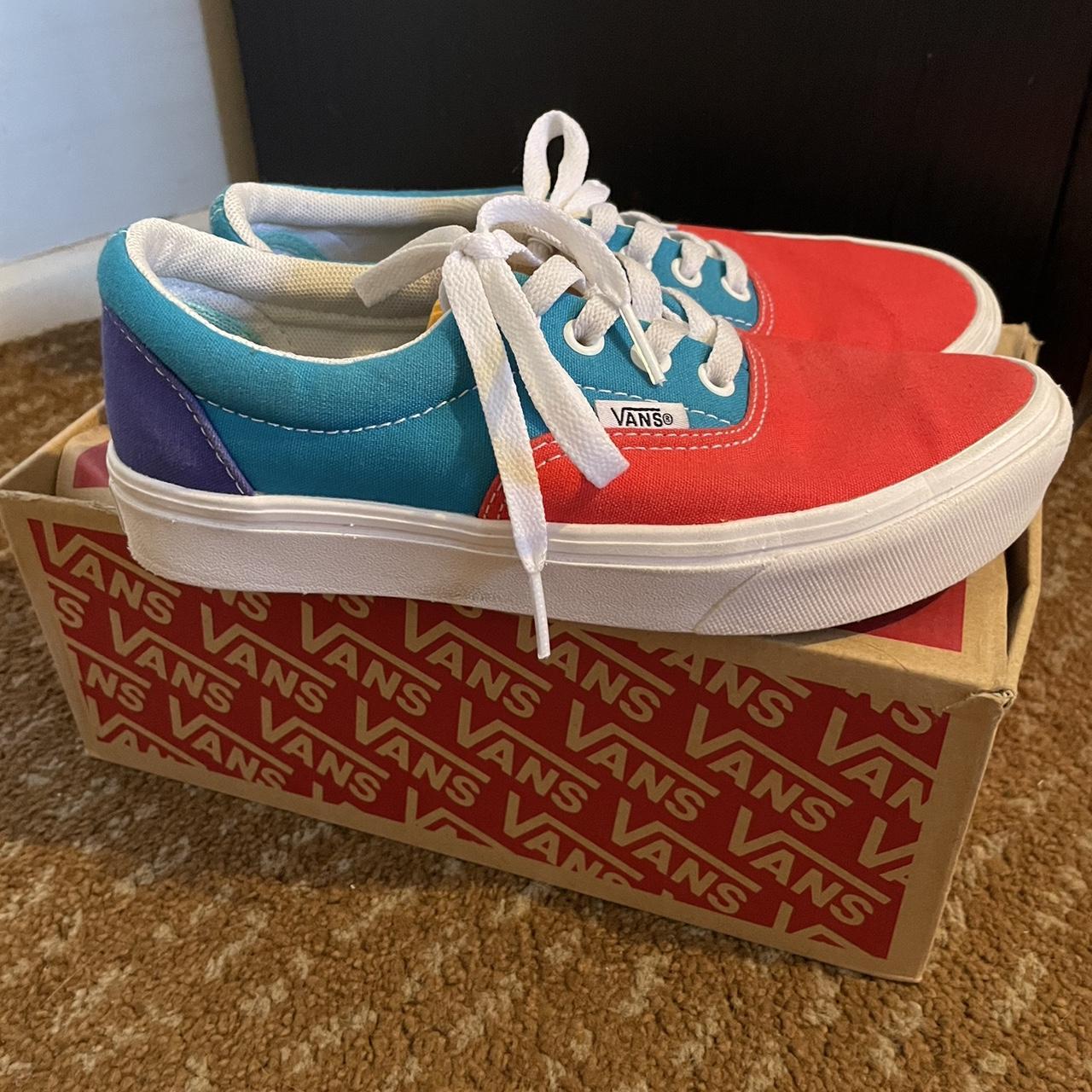 Vans era deals womens red