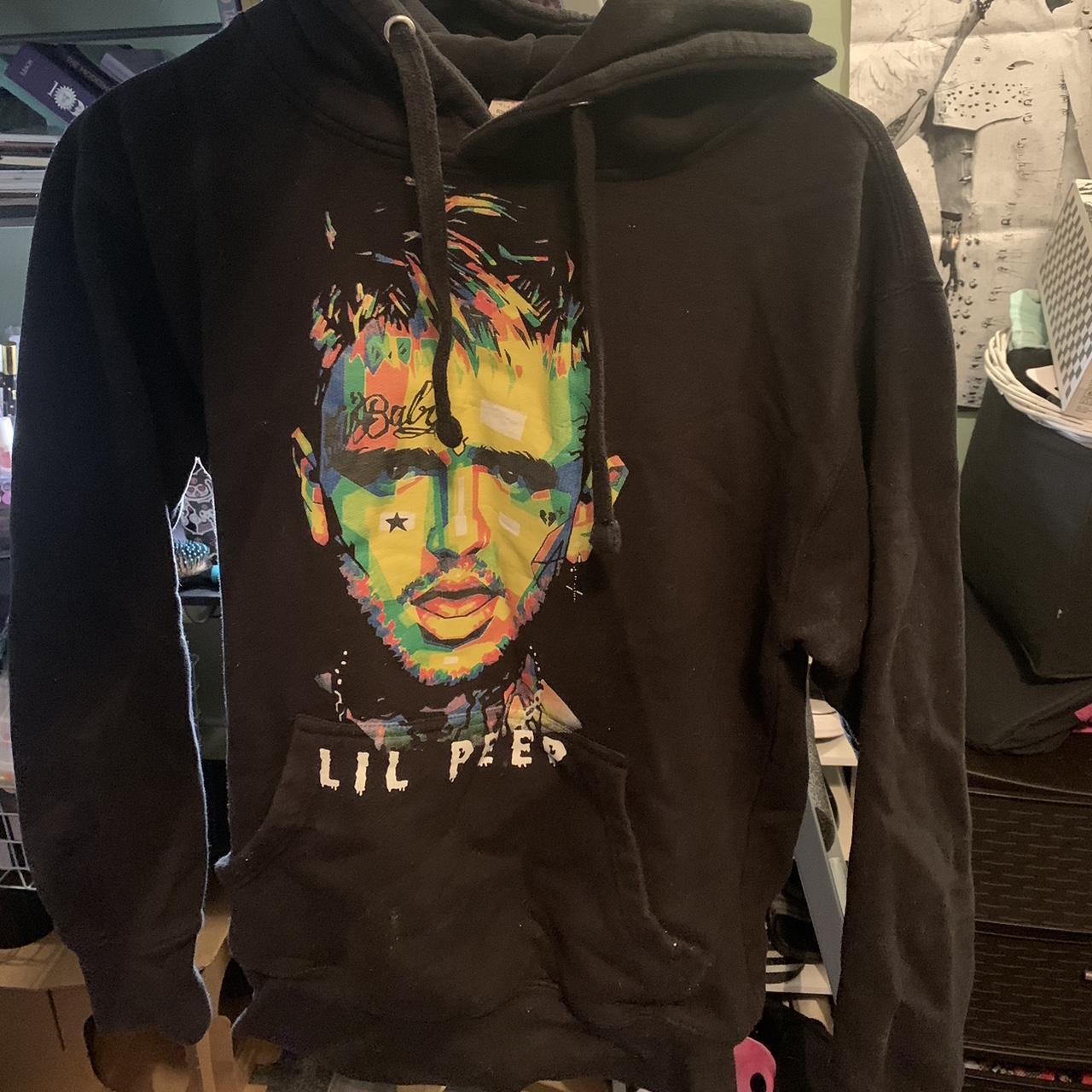 Yellow lil peep discount hoodie