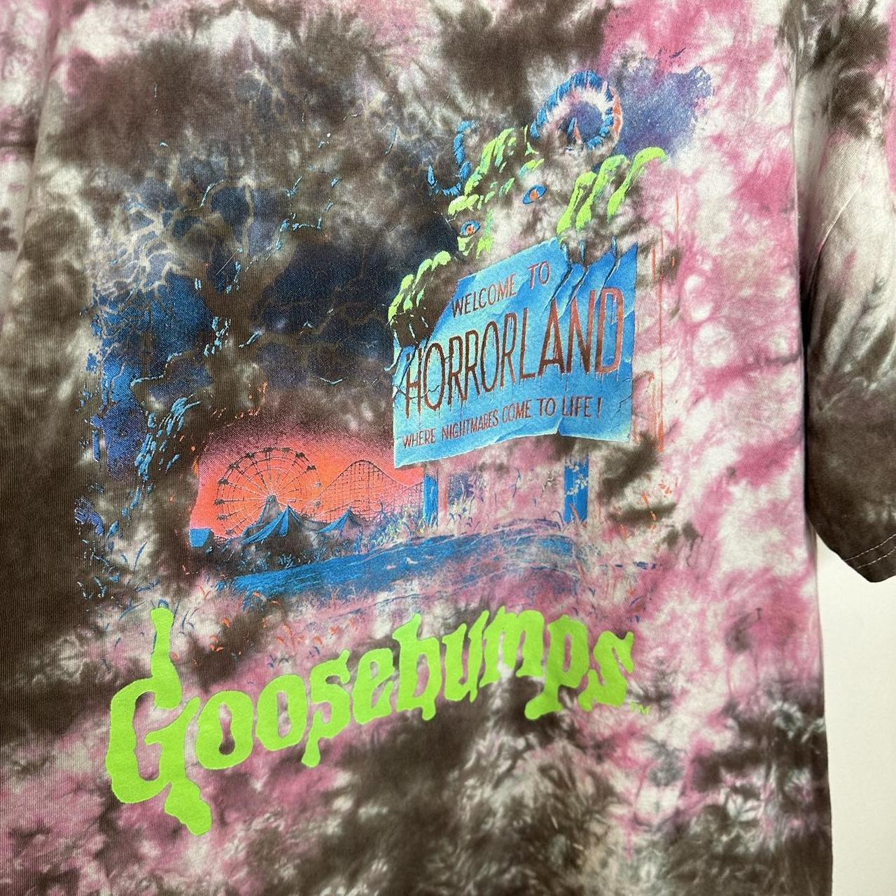 Goosebumps HorrorLand Tie Dye Graphic T-Shirt Size... - Depop