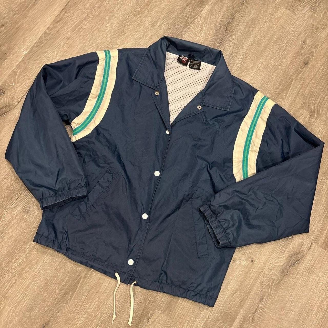 Roxy Men's Lightweight Jacket Jacket - Blue/Green… - image 1