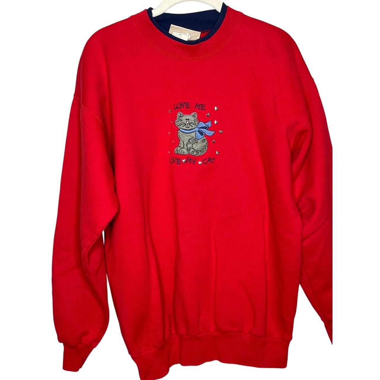 Source Unknown Women's Sweatshirt - Red - M – Vin… - image 1