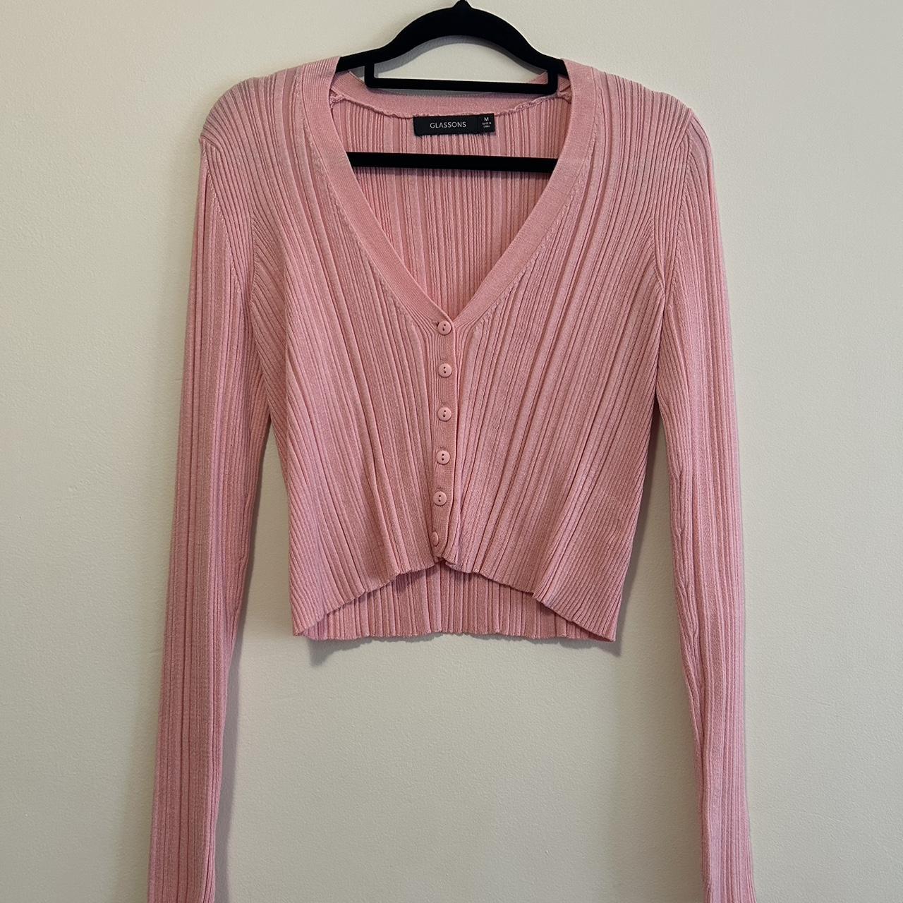 Glassons pink cardigan Super cute just don’t wear... Depop