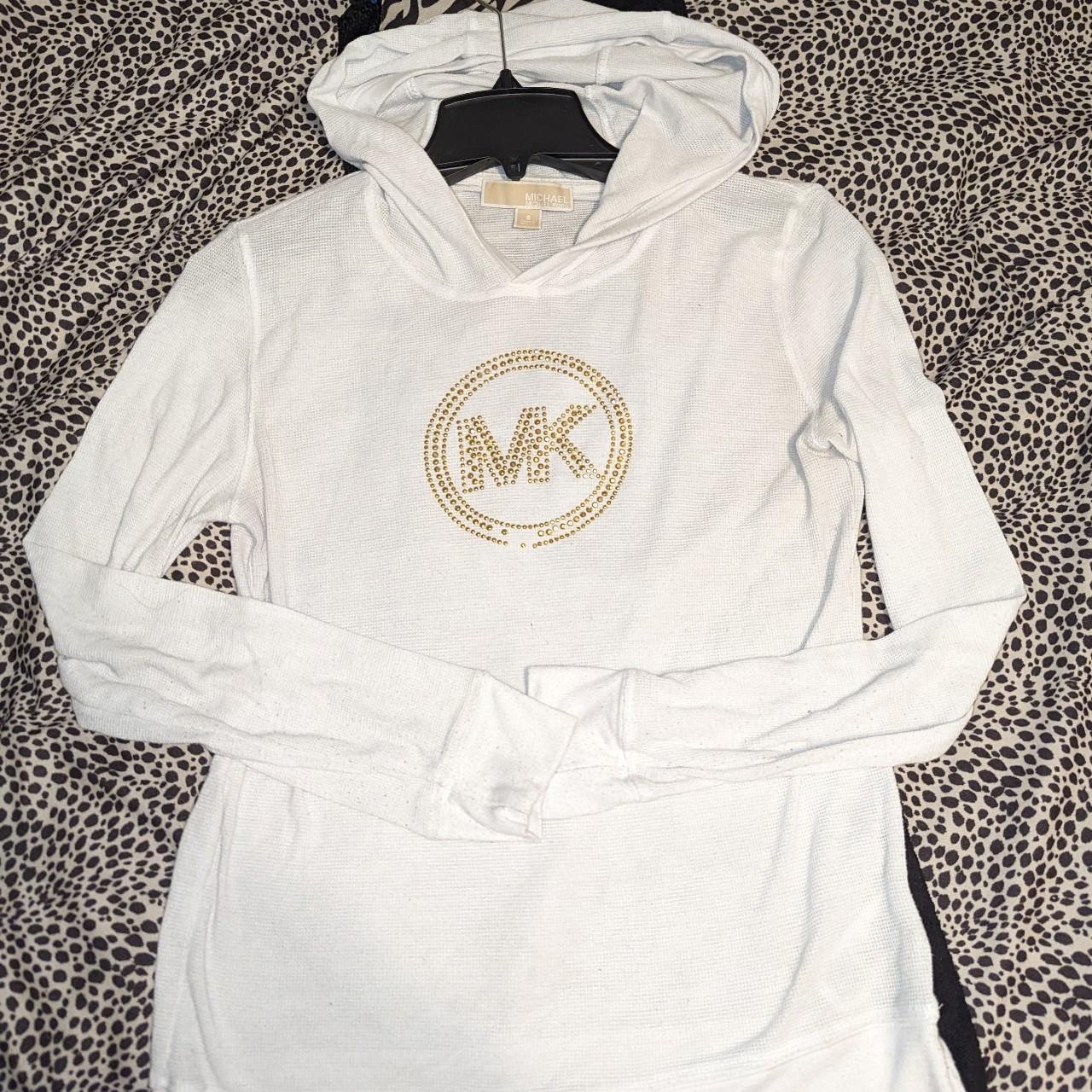 Michael kors sale hoodie womens gold