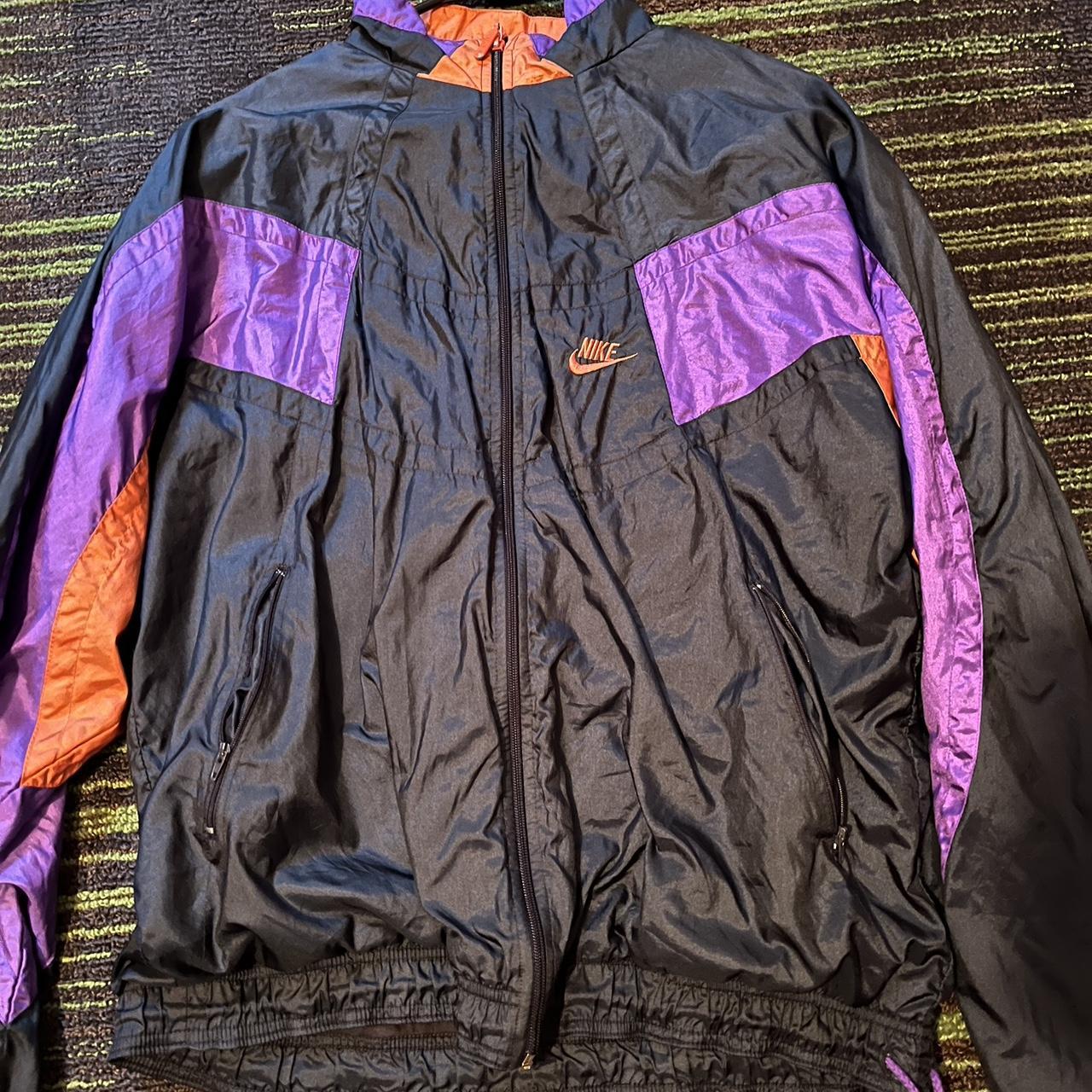 Purple nike windbreaker online