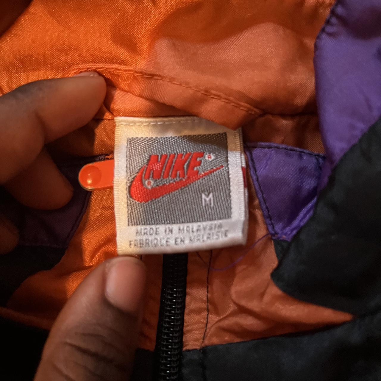 Rare Nike Vintage Windbreaker Purple Black and | Depop