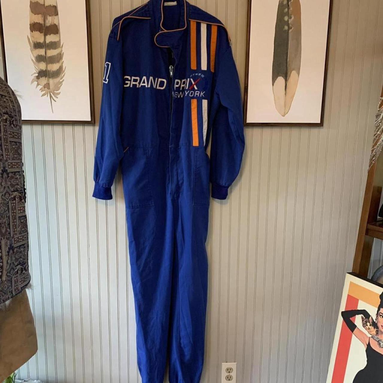 Grand Prix Coverall Jumpsuit Mechanic Style One Depop   P0 