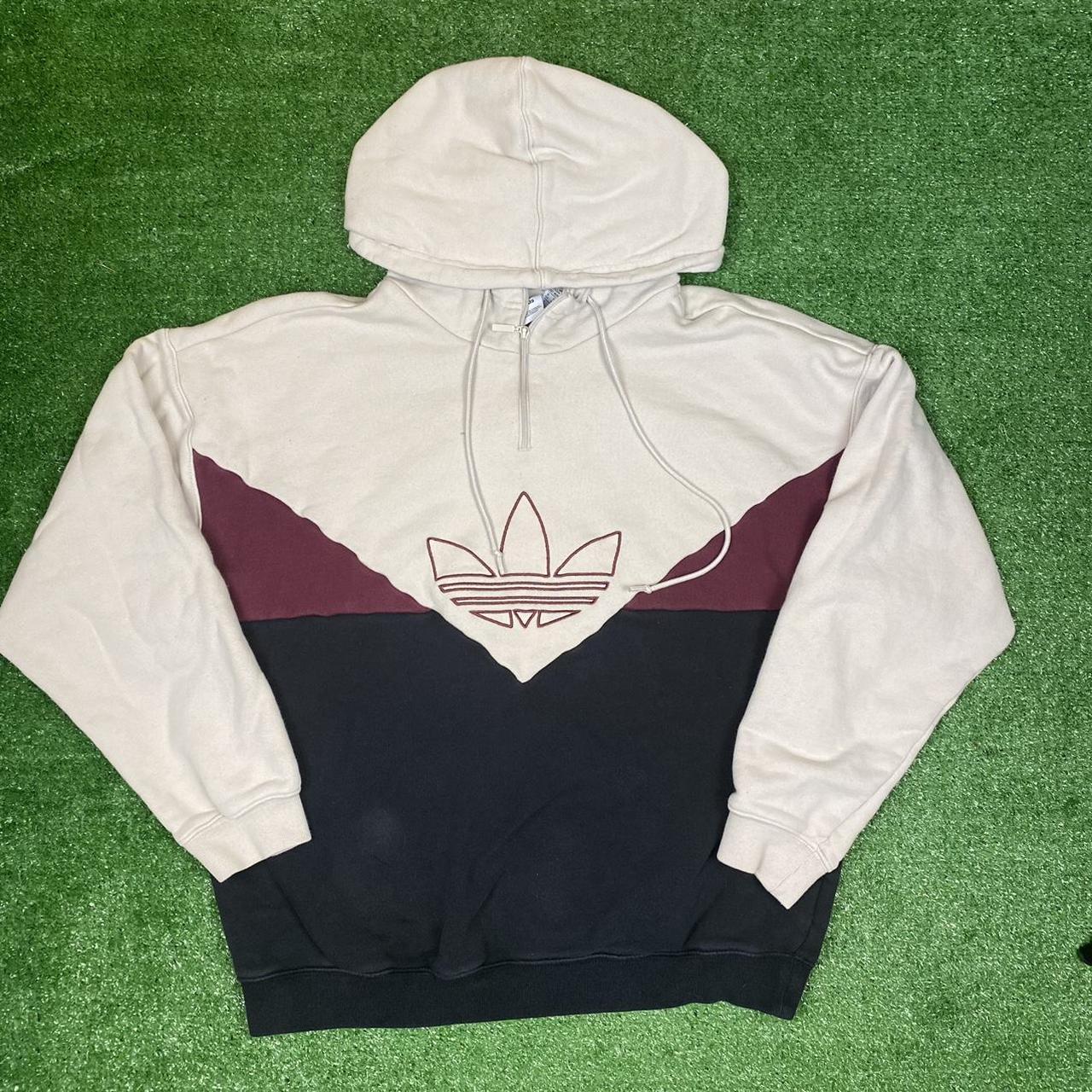 Adidas clrdo og colorblock hoodie sweatshirt sale