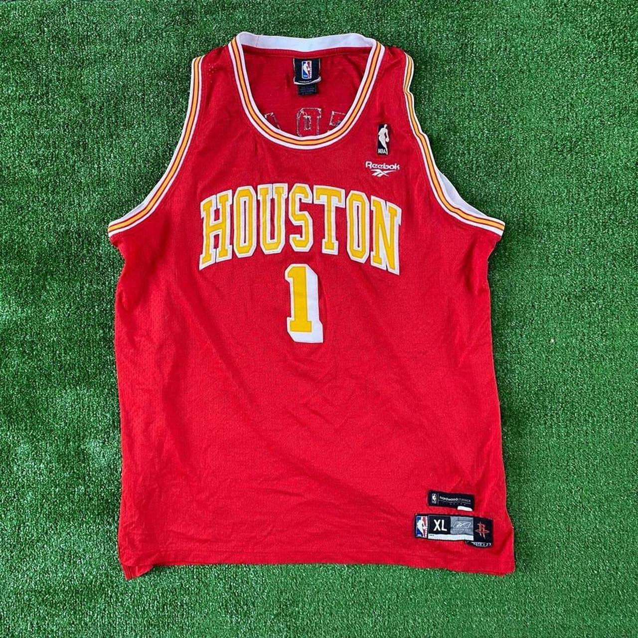 Vintage Tracy McGrady Houston Rockets NBA Basketball - Depop