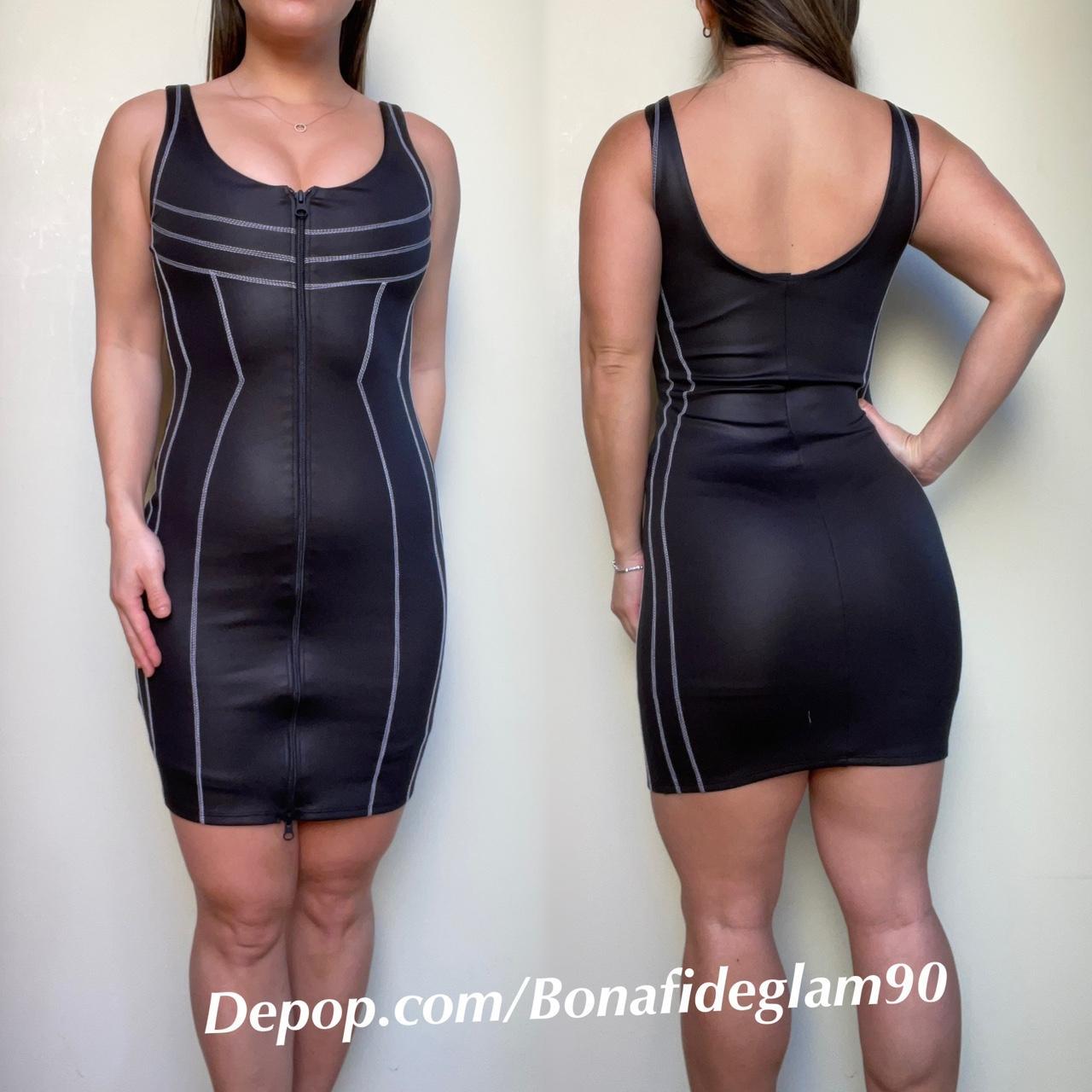 Koral Activewear scuba front zip dress, size small. - Depop