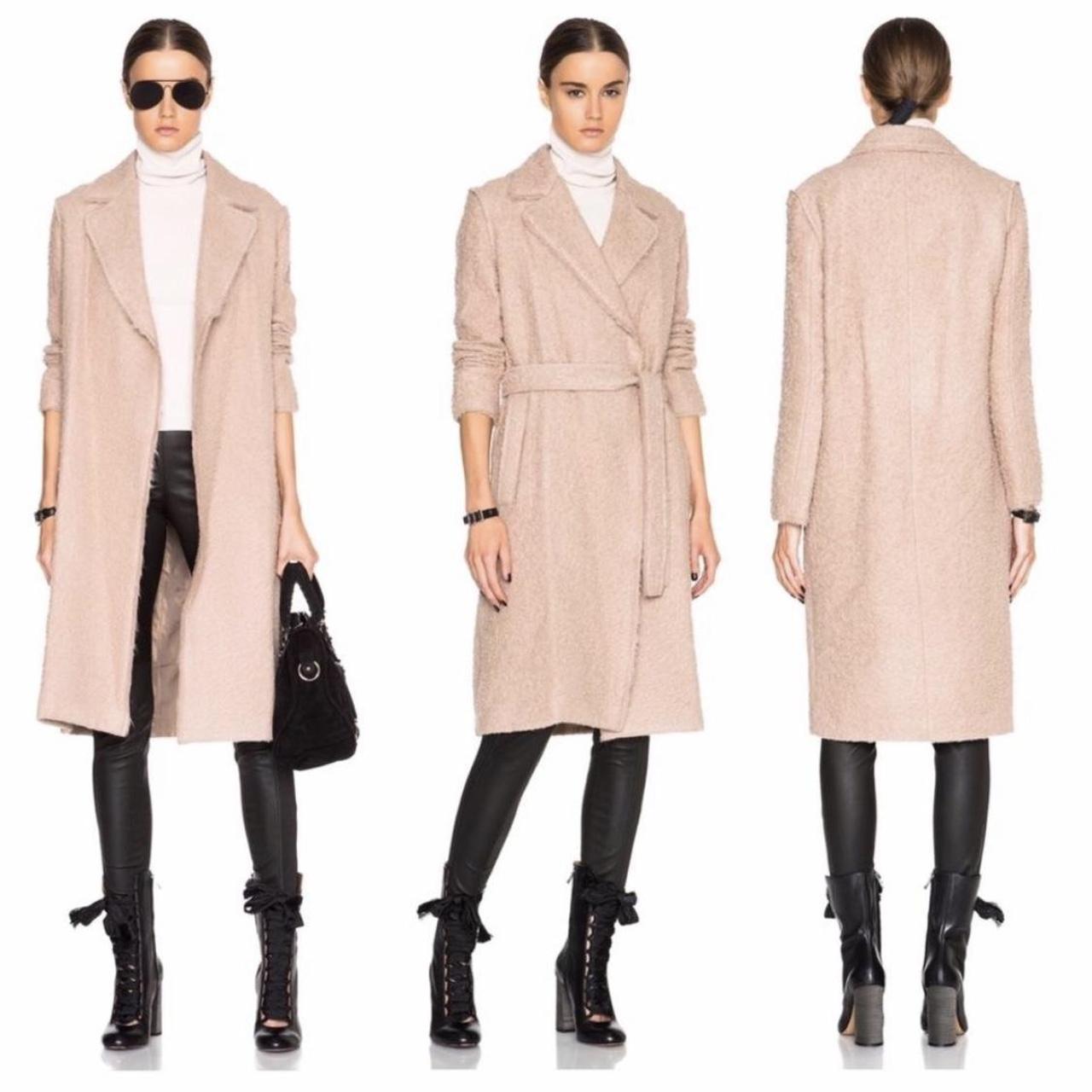 Helmut lang alpaca coat online