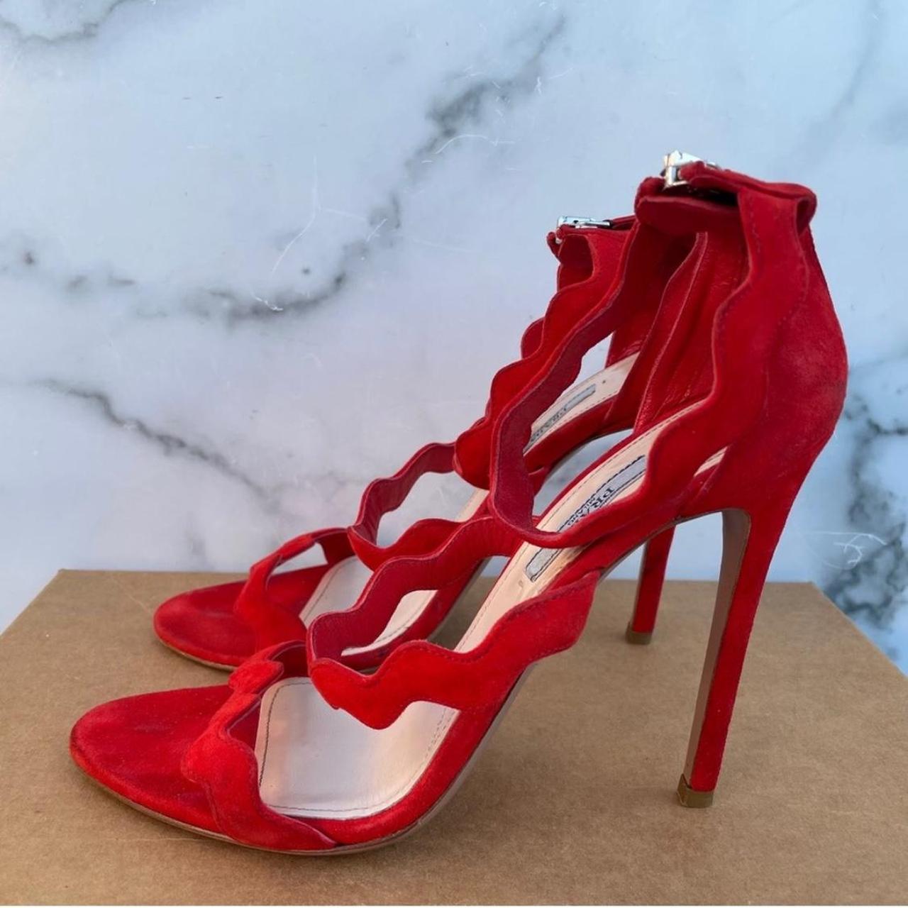 Prada 3 strap outlet heels