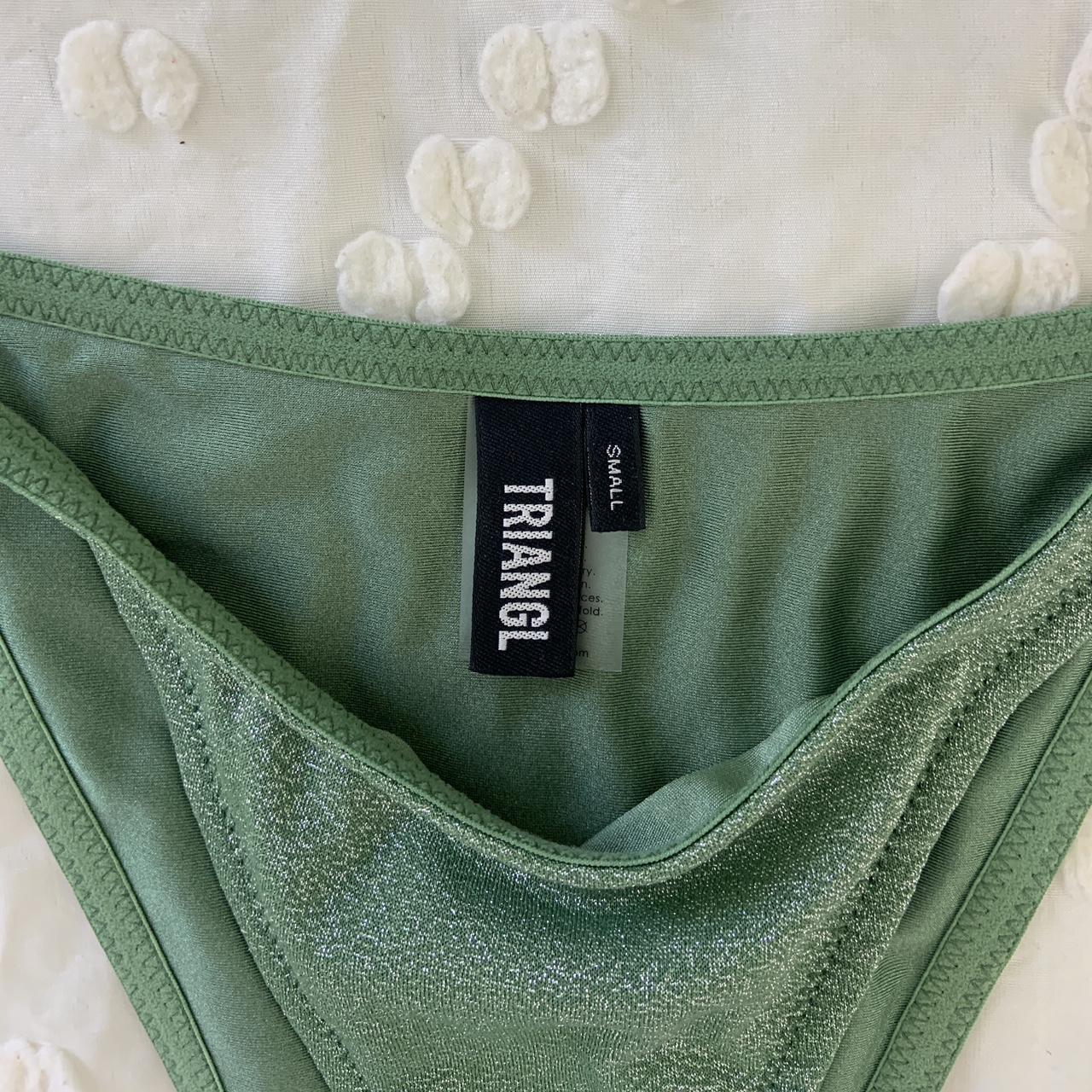 Triangl Women's Green Bikinis-and-tankini-sets | Depop