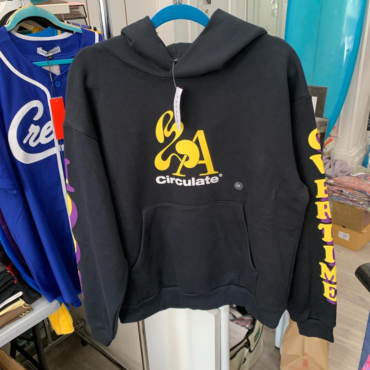 Circulate overtime hoodie los angeles lakers colors Depop