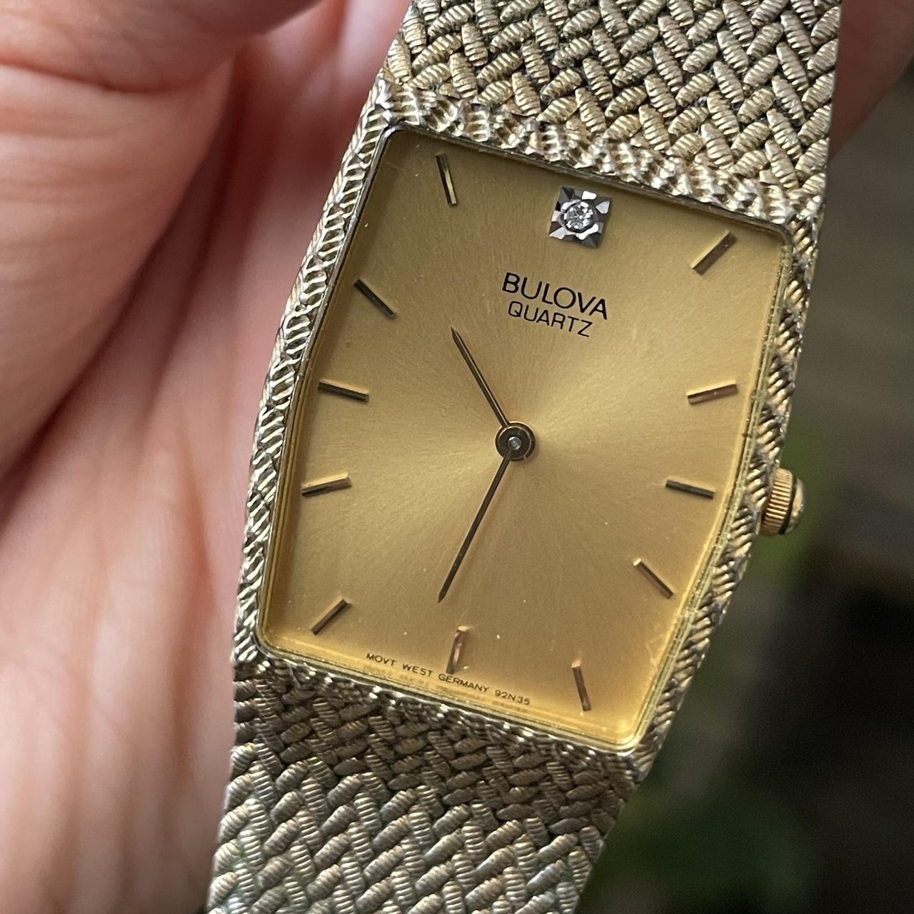 Vintage Germany Bulova gold bracelet watch 2024