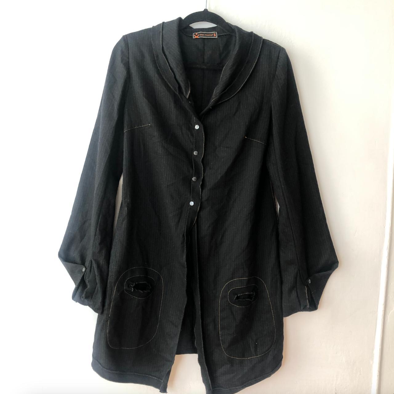 Cop Copine 2000S Button Down Cardigan Tunic/Shirt... - Depop