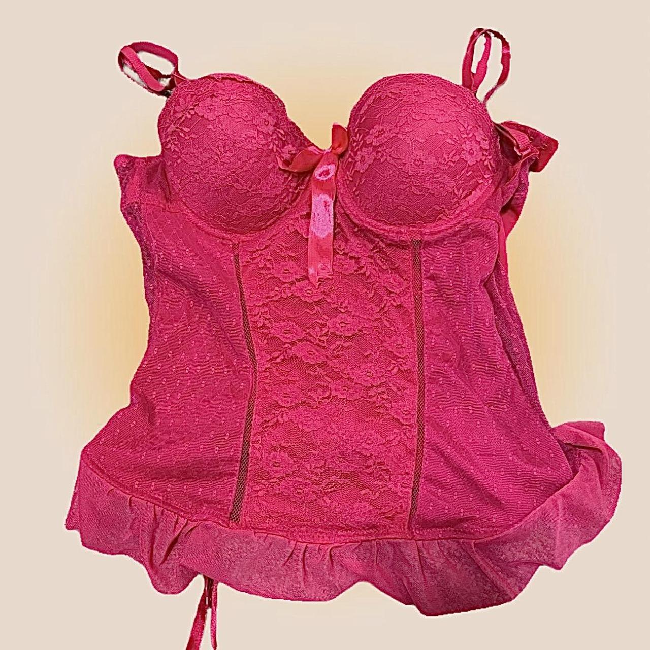 Cute Hot Pink Lingerie 💝 Y2k Sexy Pink Depop
