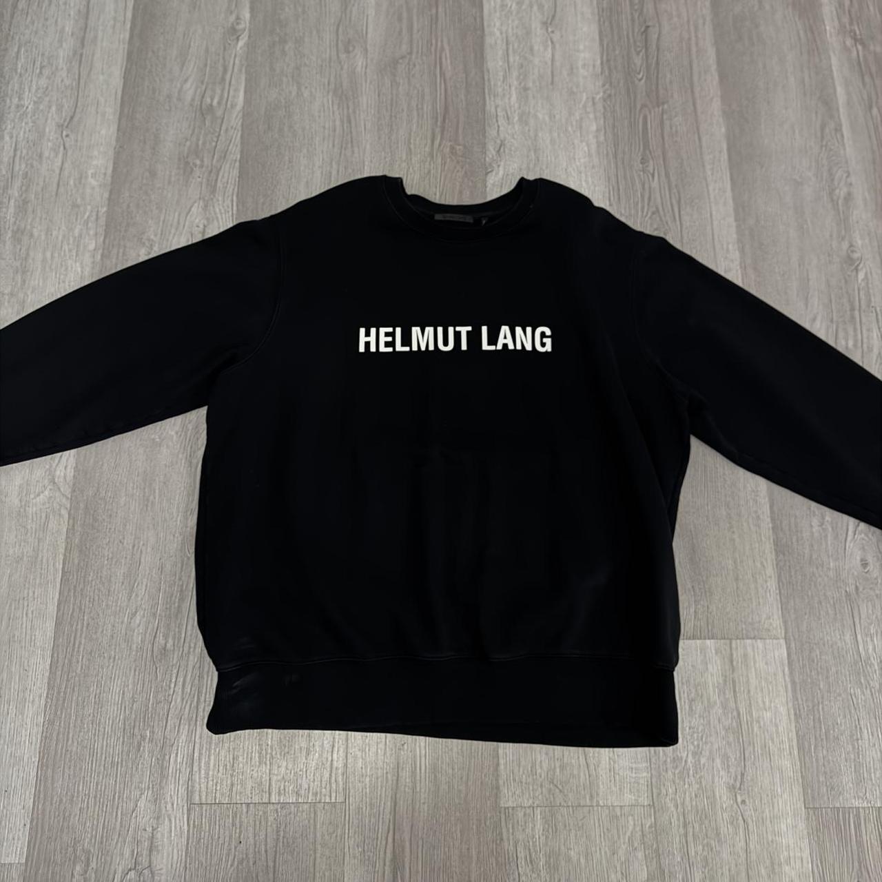 helmut lang crew neck lightly