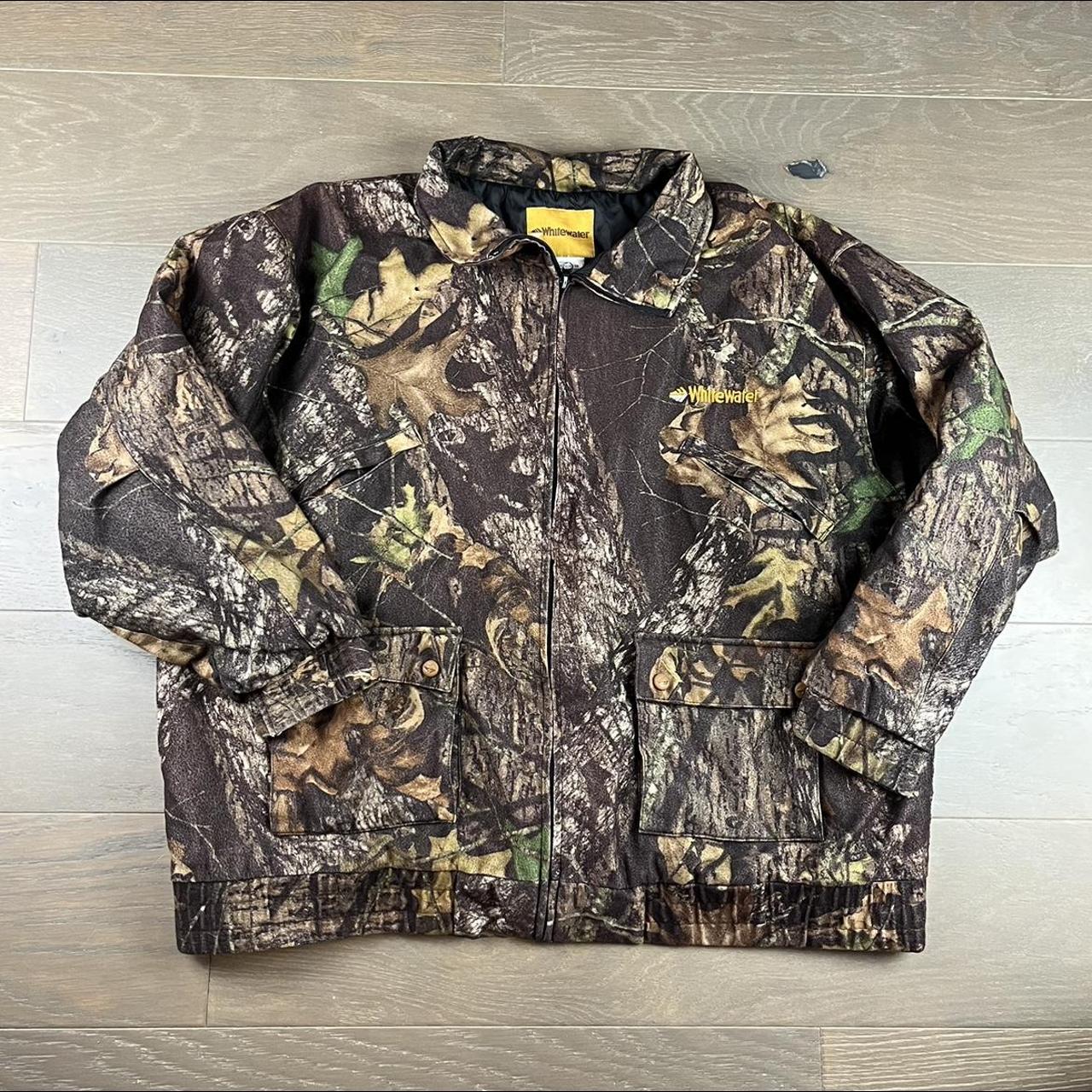 Vintage Whitewater Camo Outdoor Guide Zip Hunting... - Depop