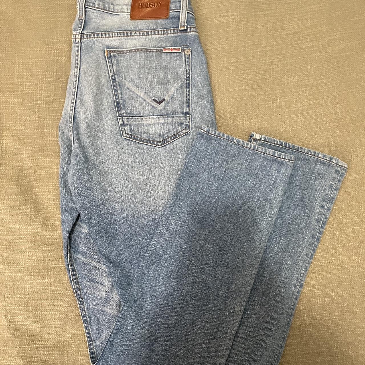 Hudson Slim Fit Light Wash Jeans Size... Depop