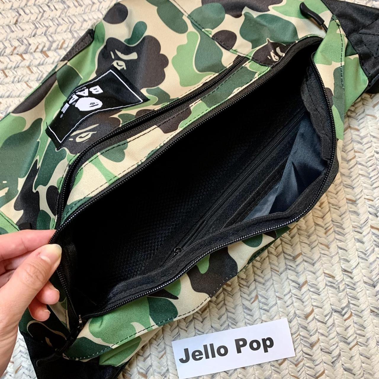 A bathing ape camo crossbody waist bag Brand new,... - Depop