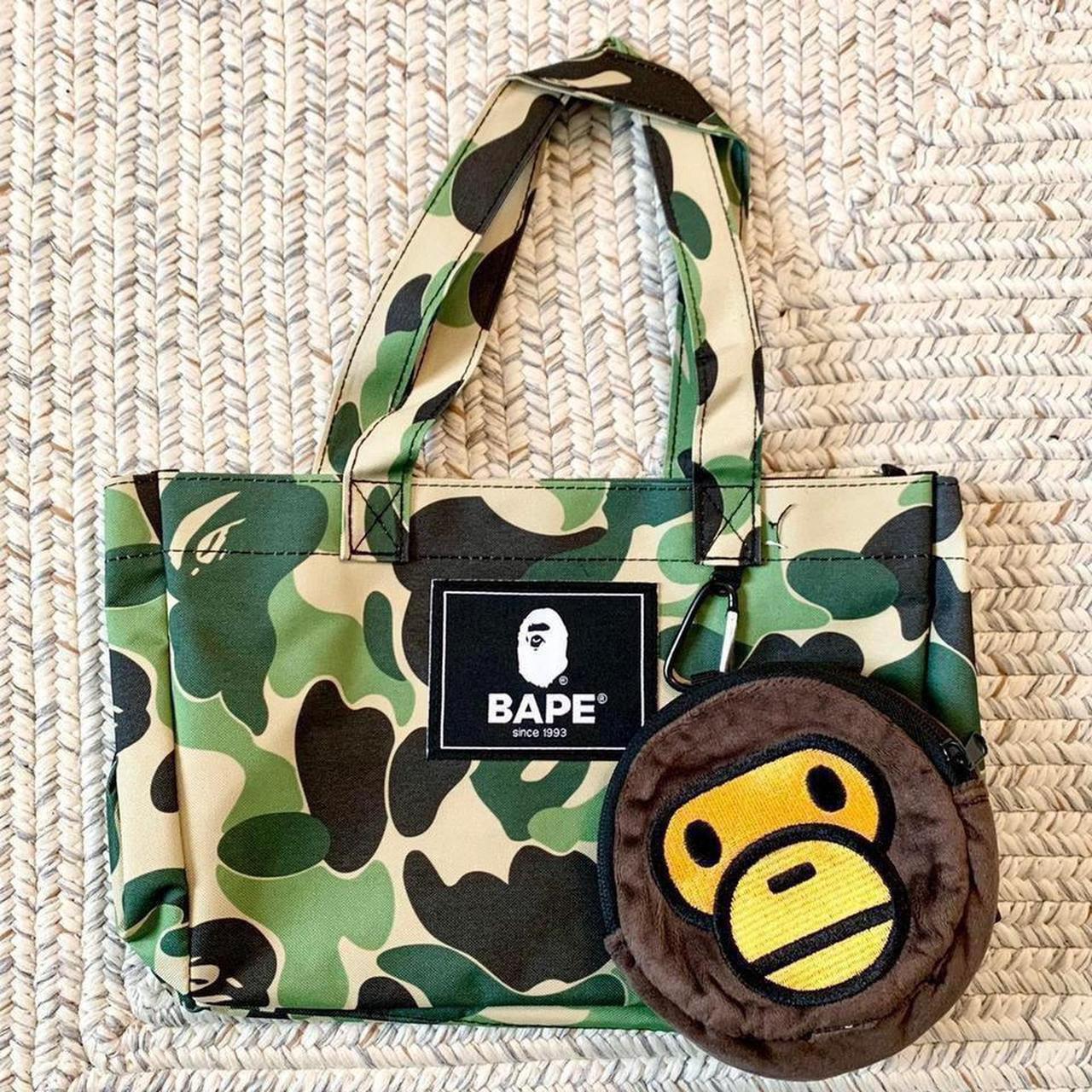 Bape a bathing ape baby Milo tote shoulder bag... - Depop