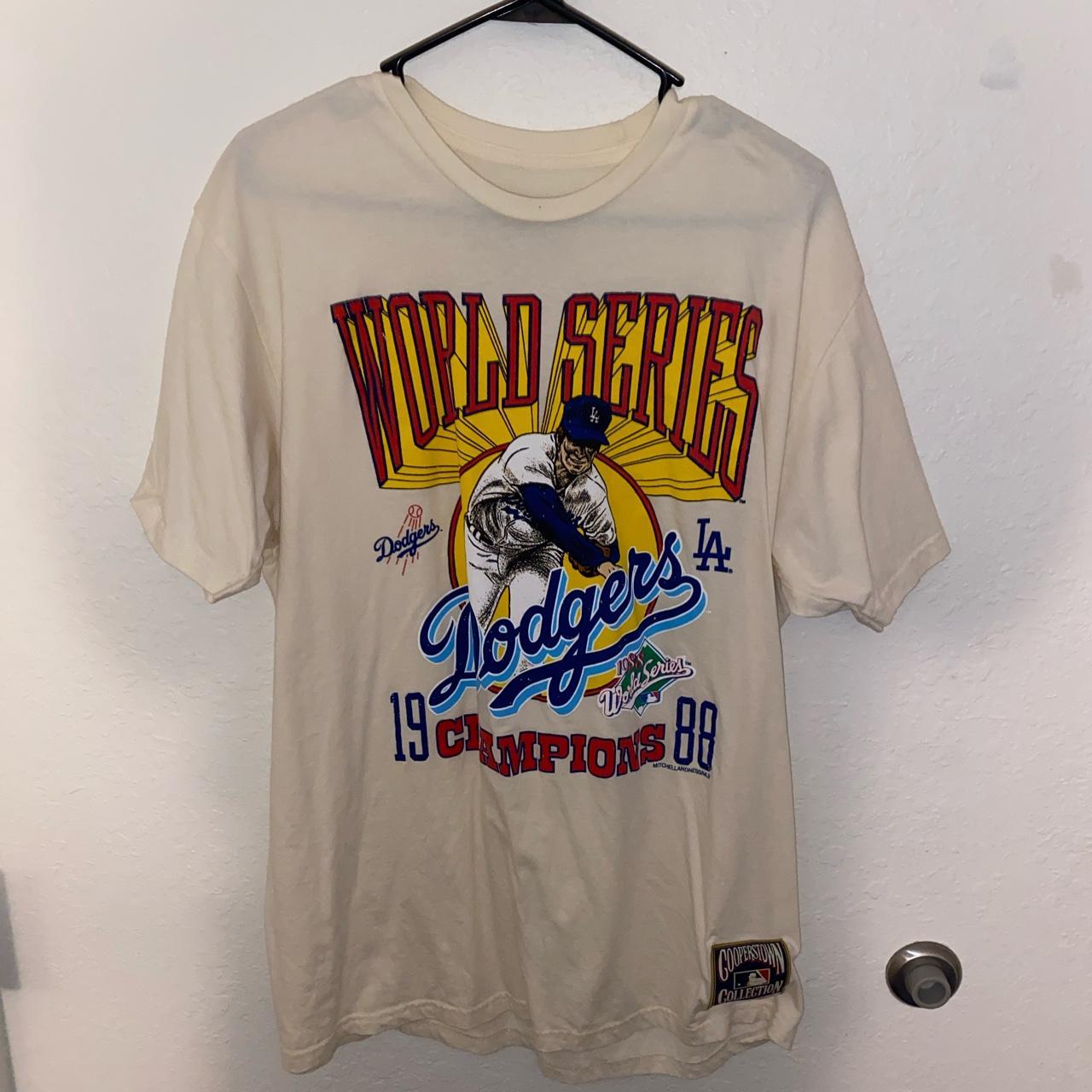 VTG 1988 LA Dodgers World Series T Shirt MADE IN - Depop