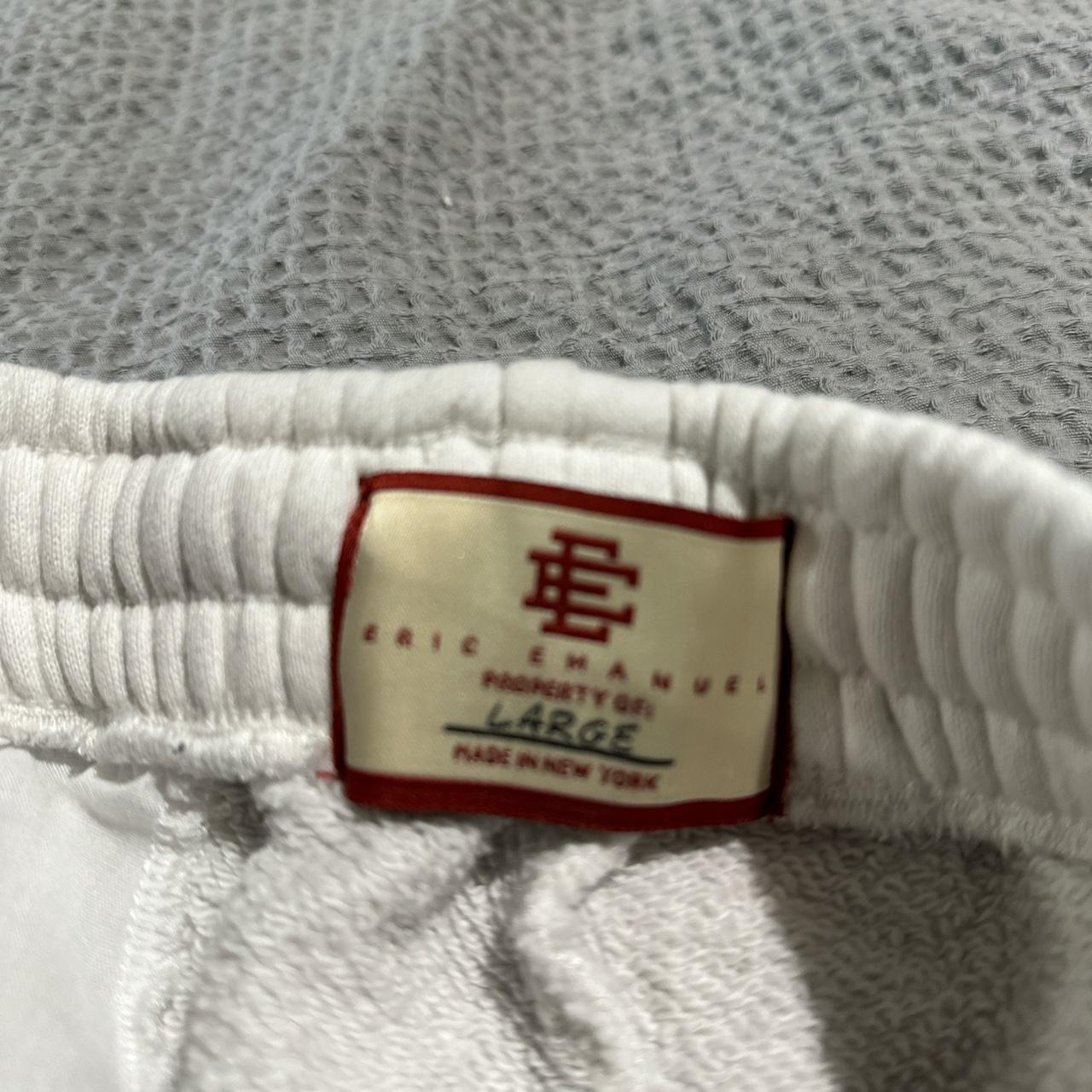 Eric Emanuel White Sweatpants & classic EE - Depop