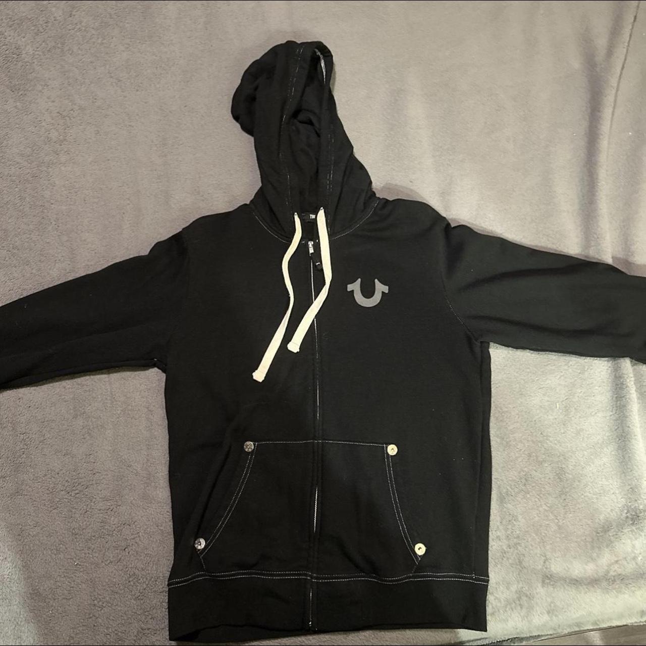 true religion hoodie Original size is M fits more... Depop