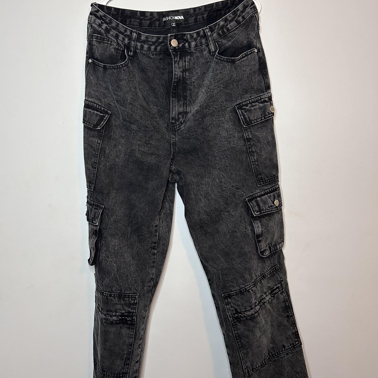 Nova acid wash fashion jeans