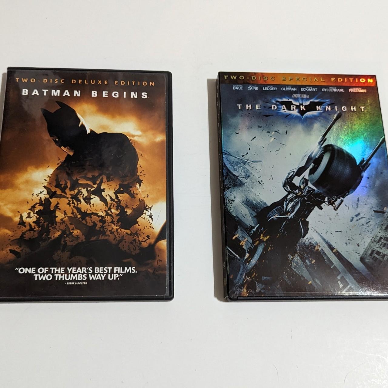 Batman Begins and The Dark Knight DVD Movies Depop