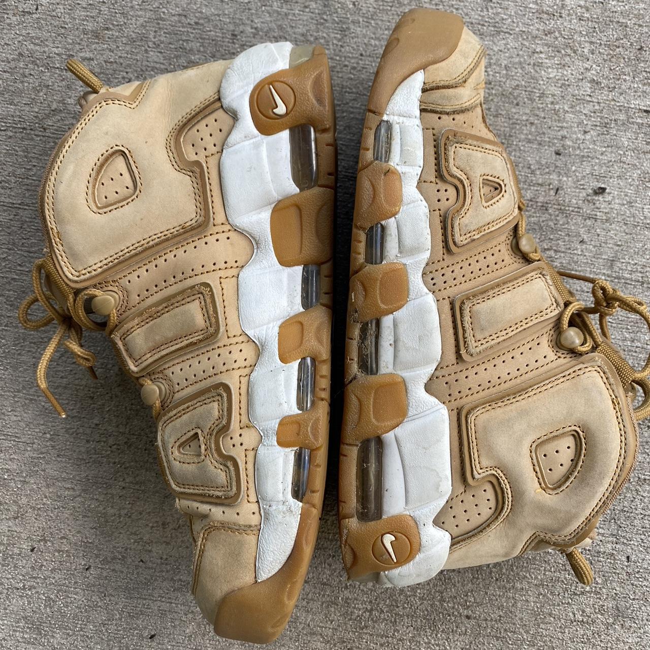 uptempo flax on feet