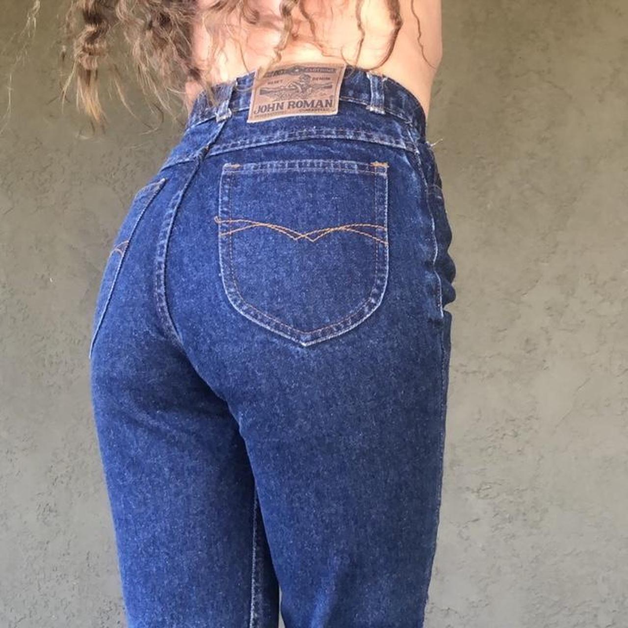 Roman Women's Blue Jeans | Depop