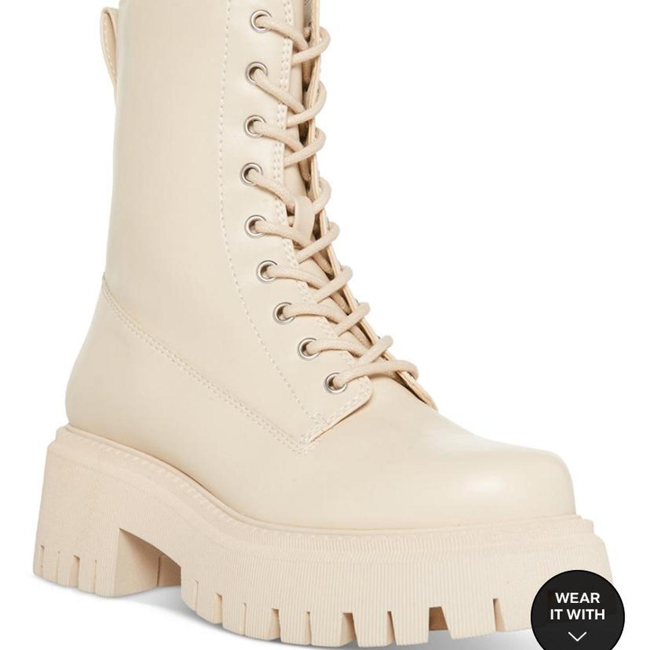 Steve madden women's combat on sale boots