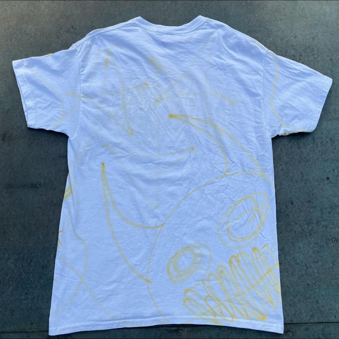 One of a kind cyanotype and screenprinted t-shirt... - Depop