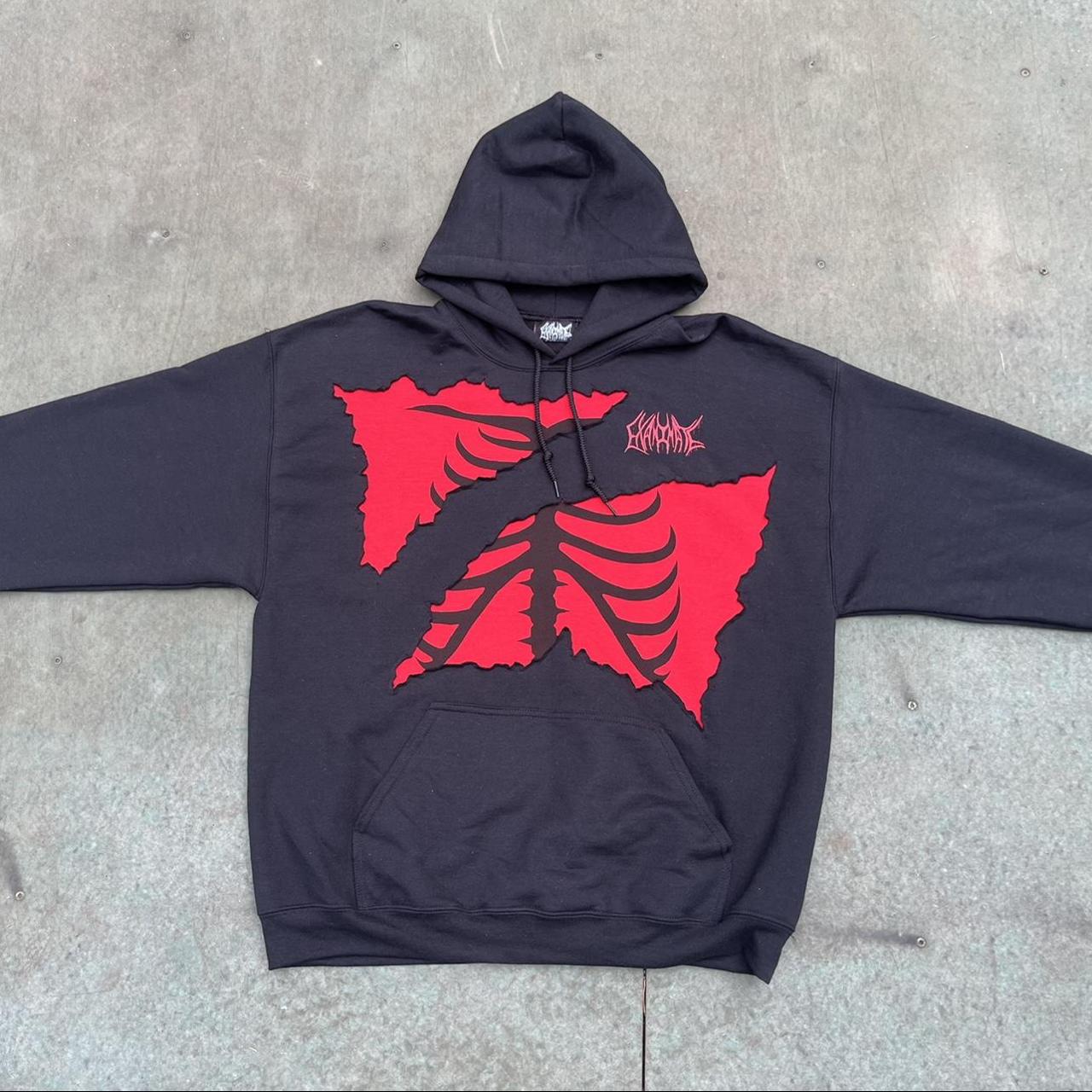 Prototype ribs hoodie Screenprinted and cut n... - Depop