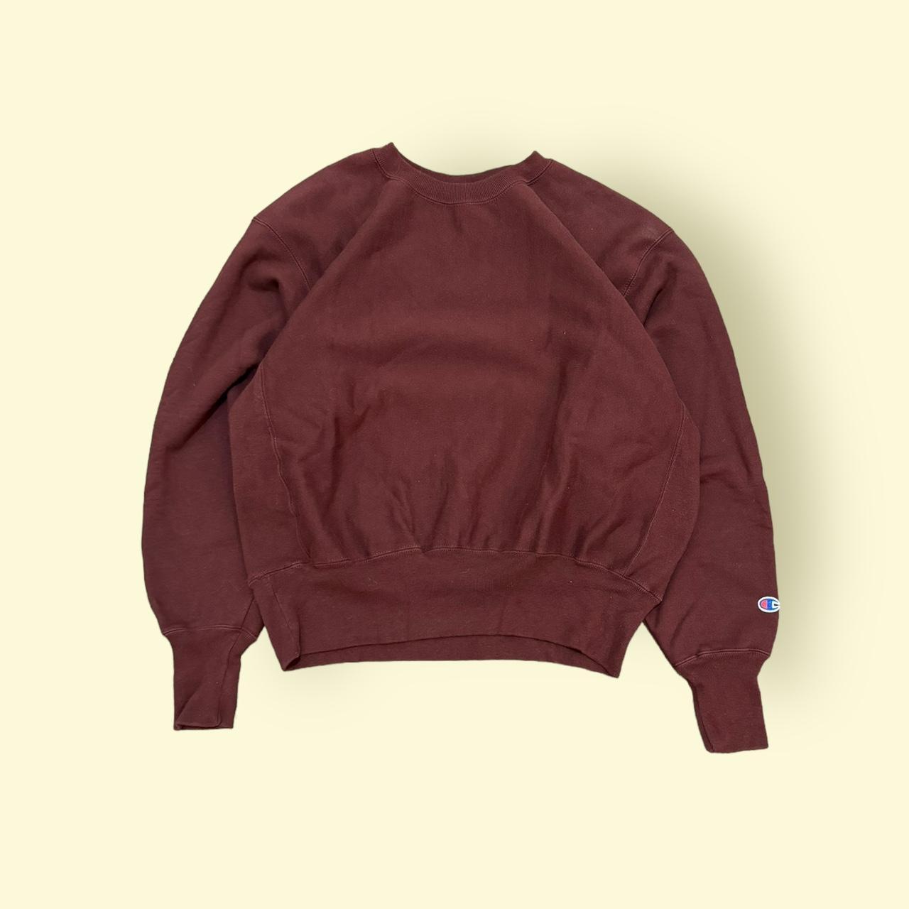 Champion hotsell maroon sweater