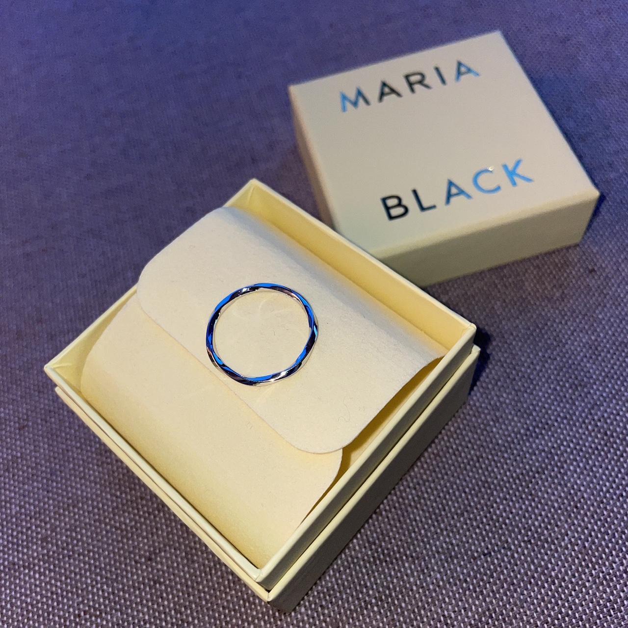 MARIA BLACK Sadie Ring. White rhodium, 925 sterling... Depop