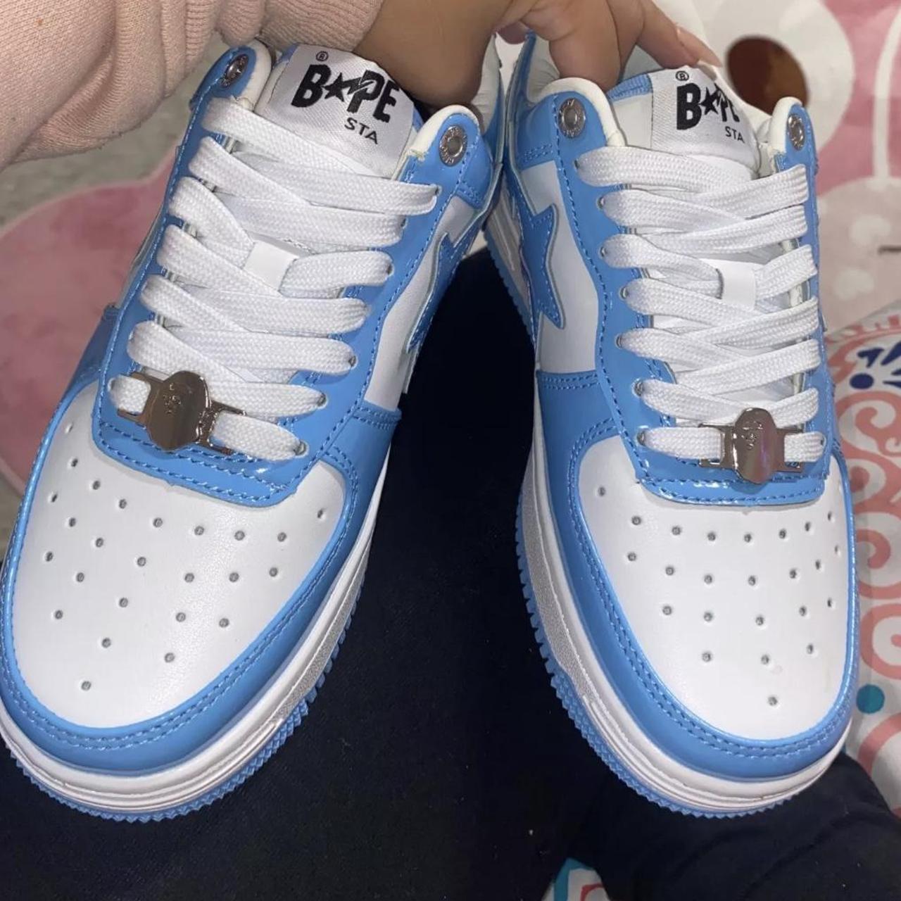 bright blue trainers womens