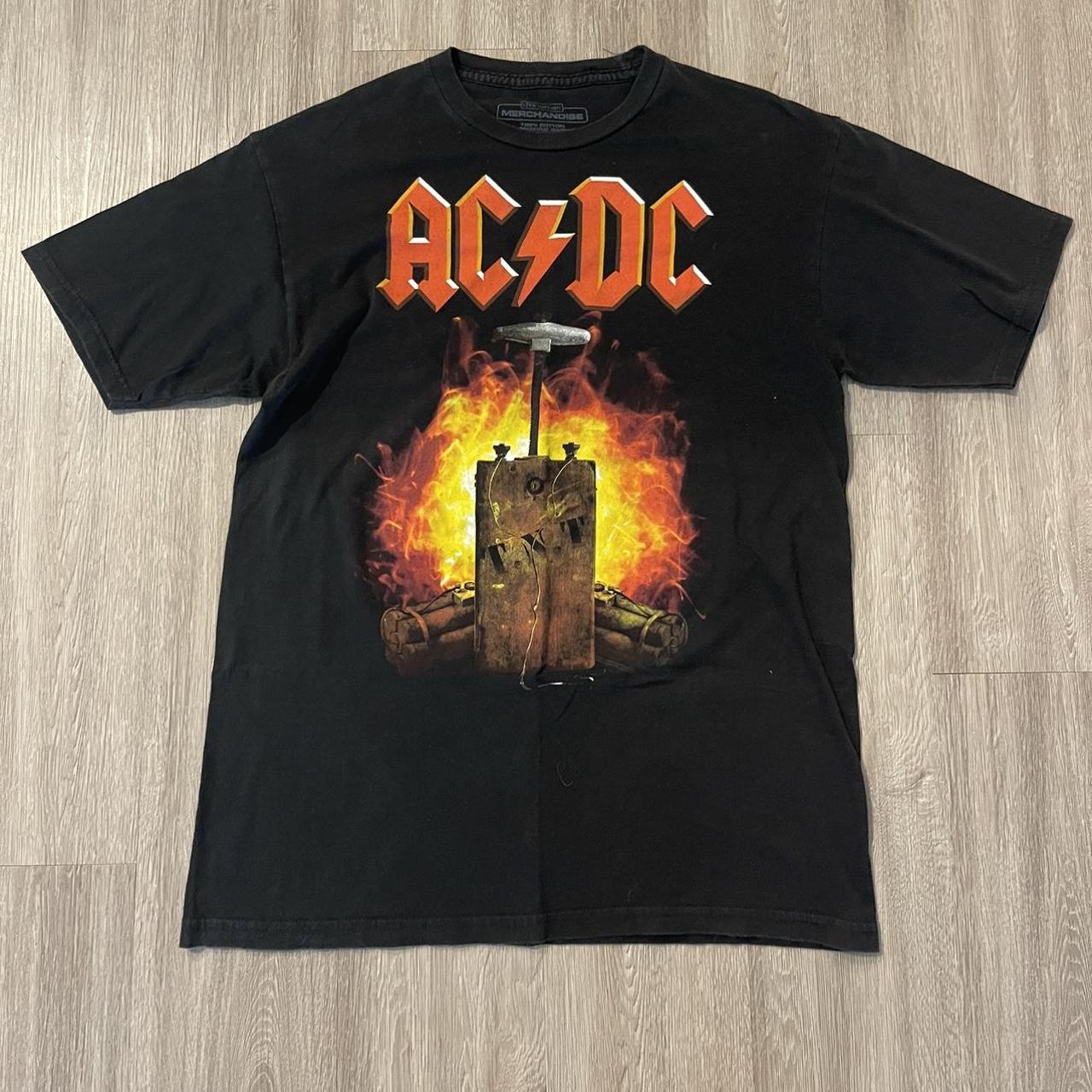 AC/DC TNT live nation merchandise t shirt... - Depop