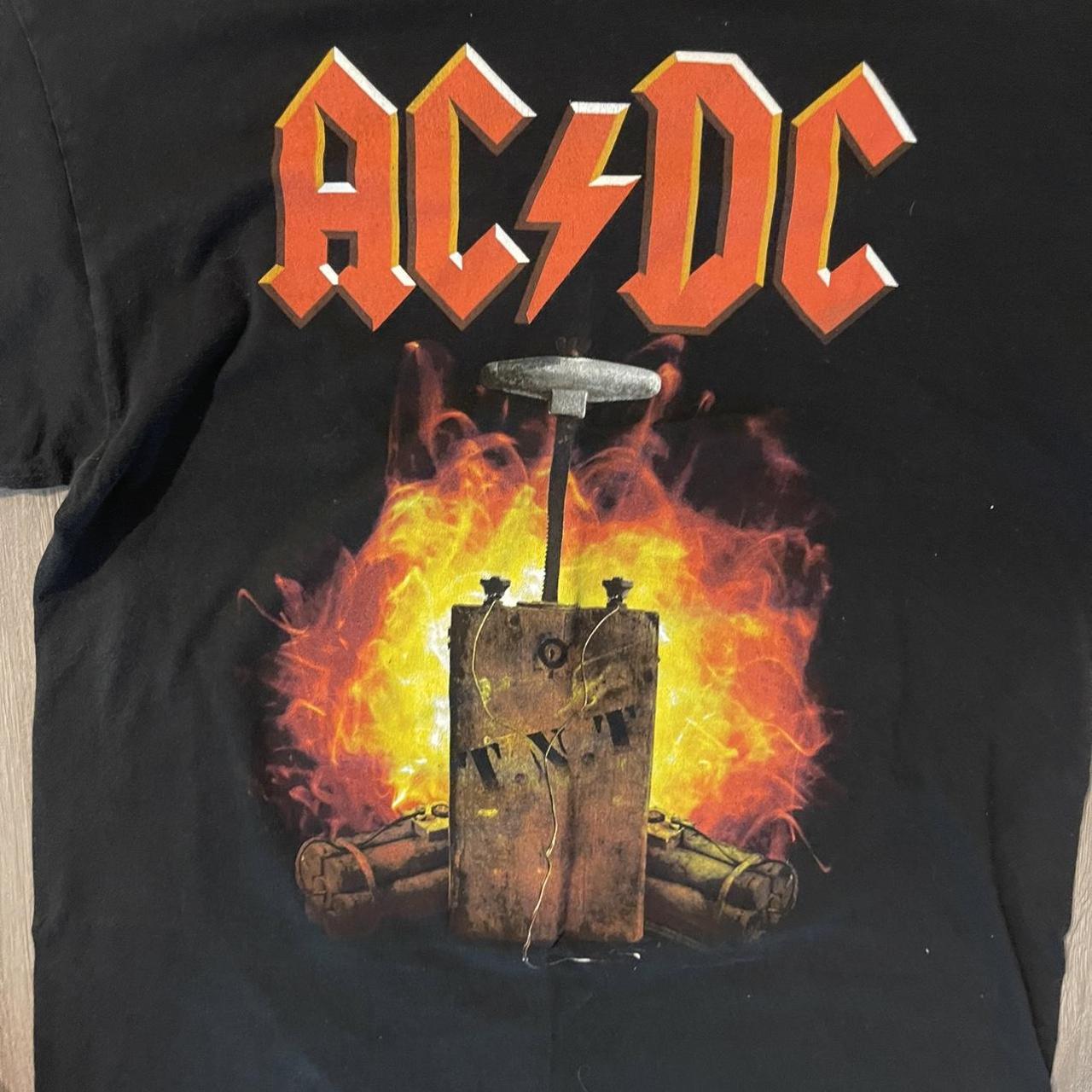 AC/DC TNT live nation merchandise t shirt... - Depop