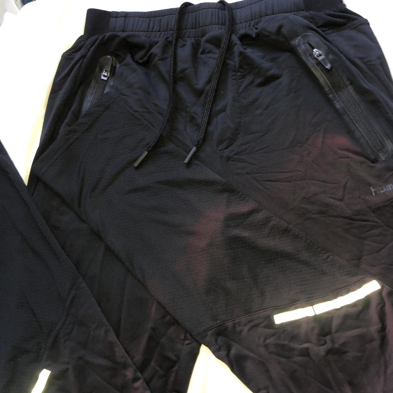 Hummel Men's Black Joggers-tracksuits | Depop