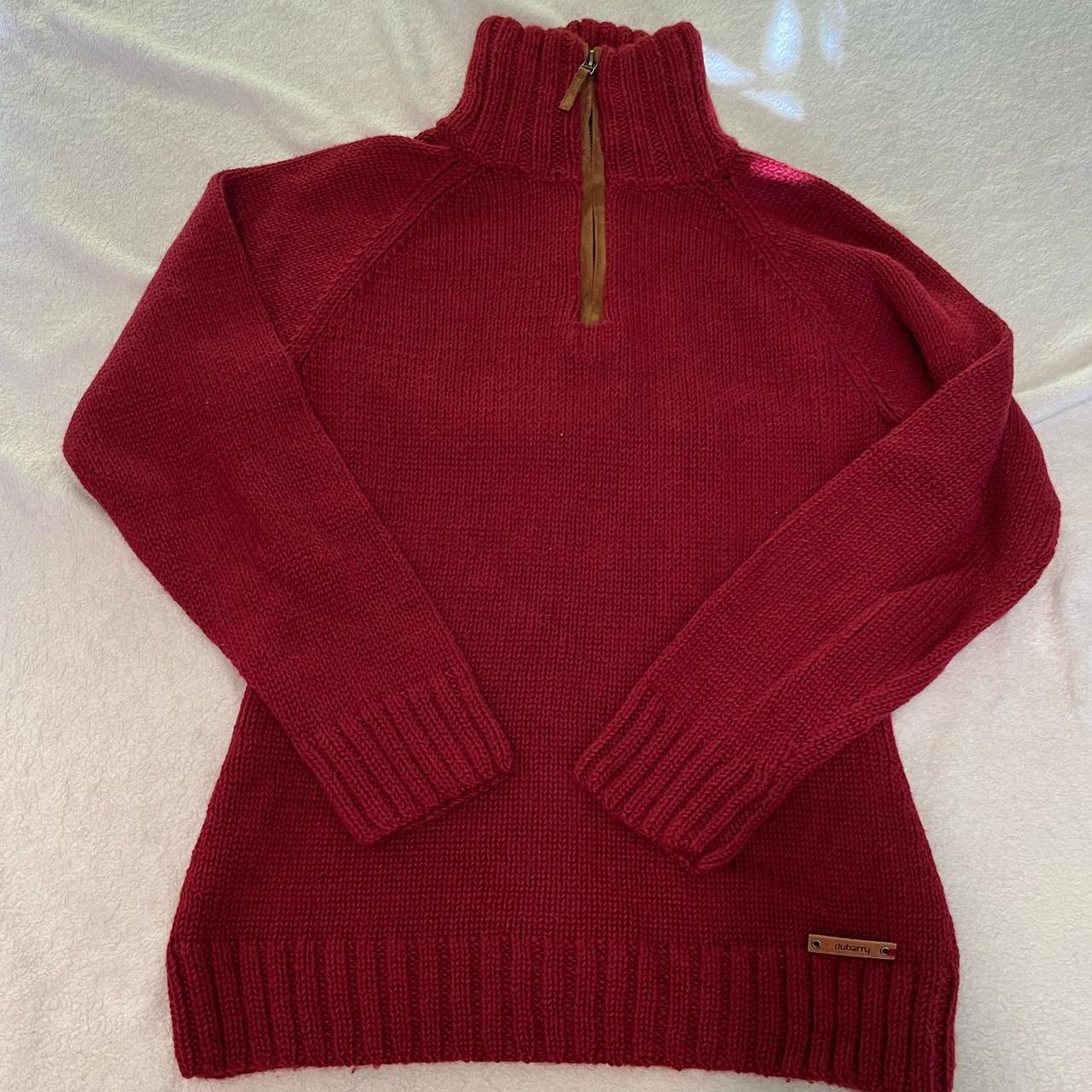 Dubarry Women's Red and Brown Jumper (2)