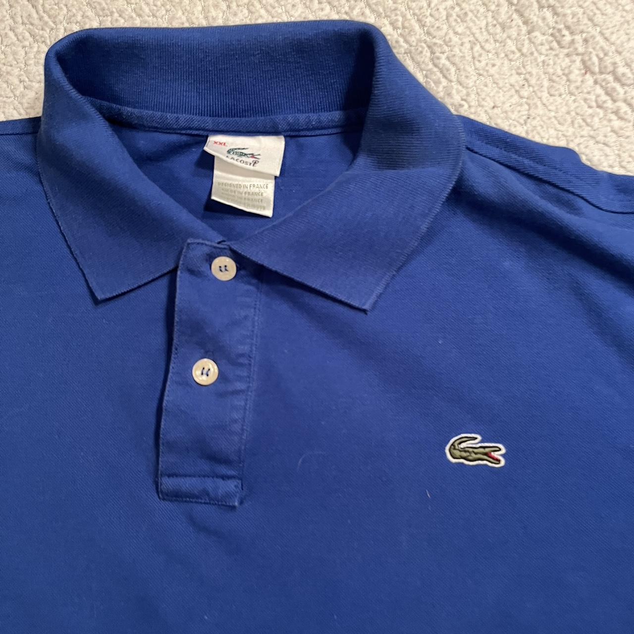 Lacoste Men's Green and Blue Polo-shirts | Depop